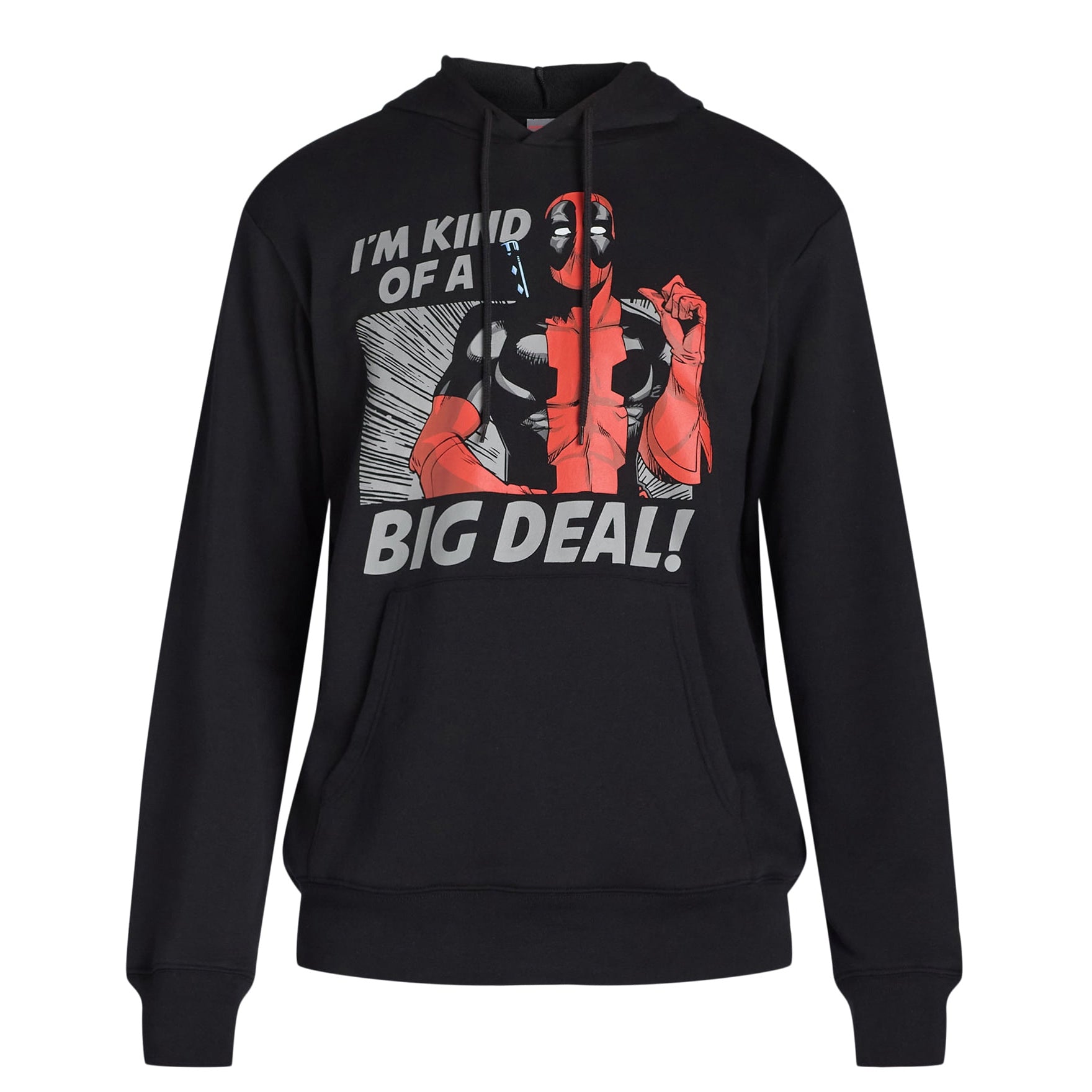 Marvel Deadpool Hoodie Mens Im Kind Of A Big Deal Long Sleeve Pullover