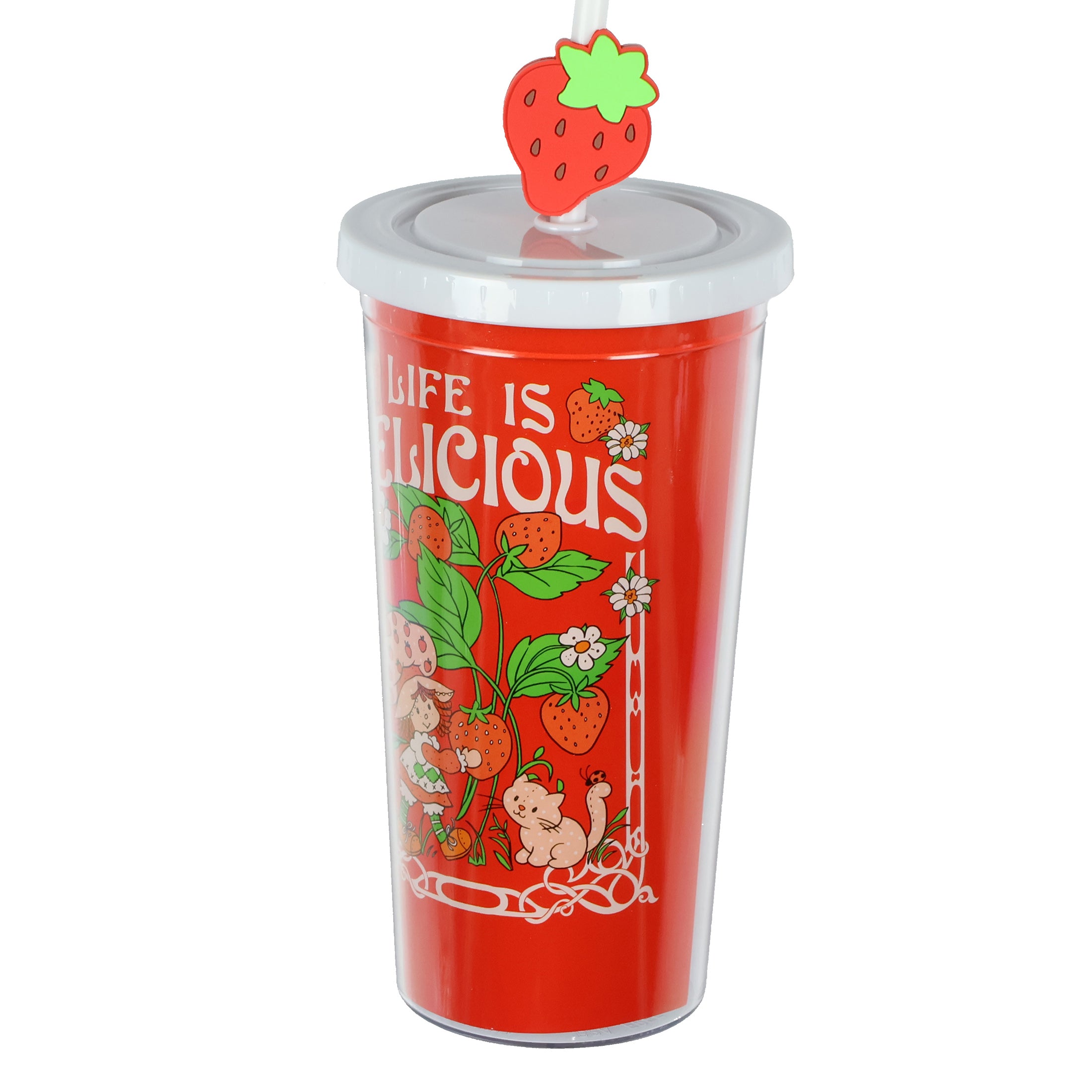 Strawberry Shortcake Life is Delicious Insulated Tumbler 20 oz Travel Cup