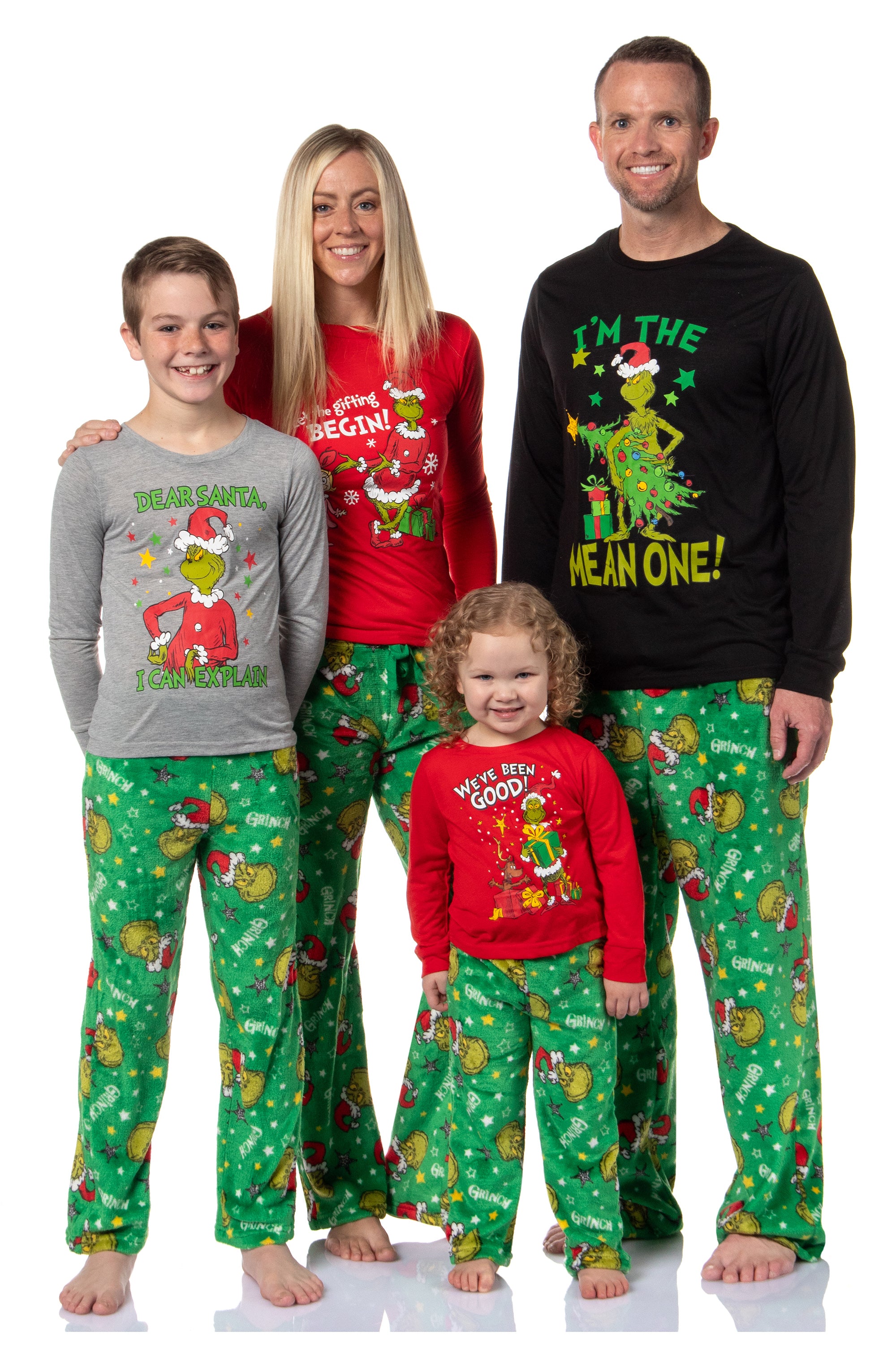Dr. Seuss GRINCH Men's I'm The Mean One Adult Lounge Pajama Sleep Set