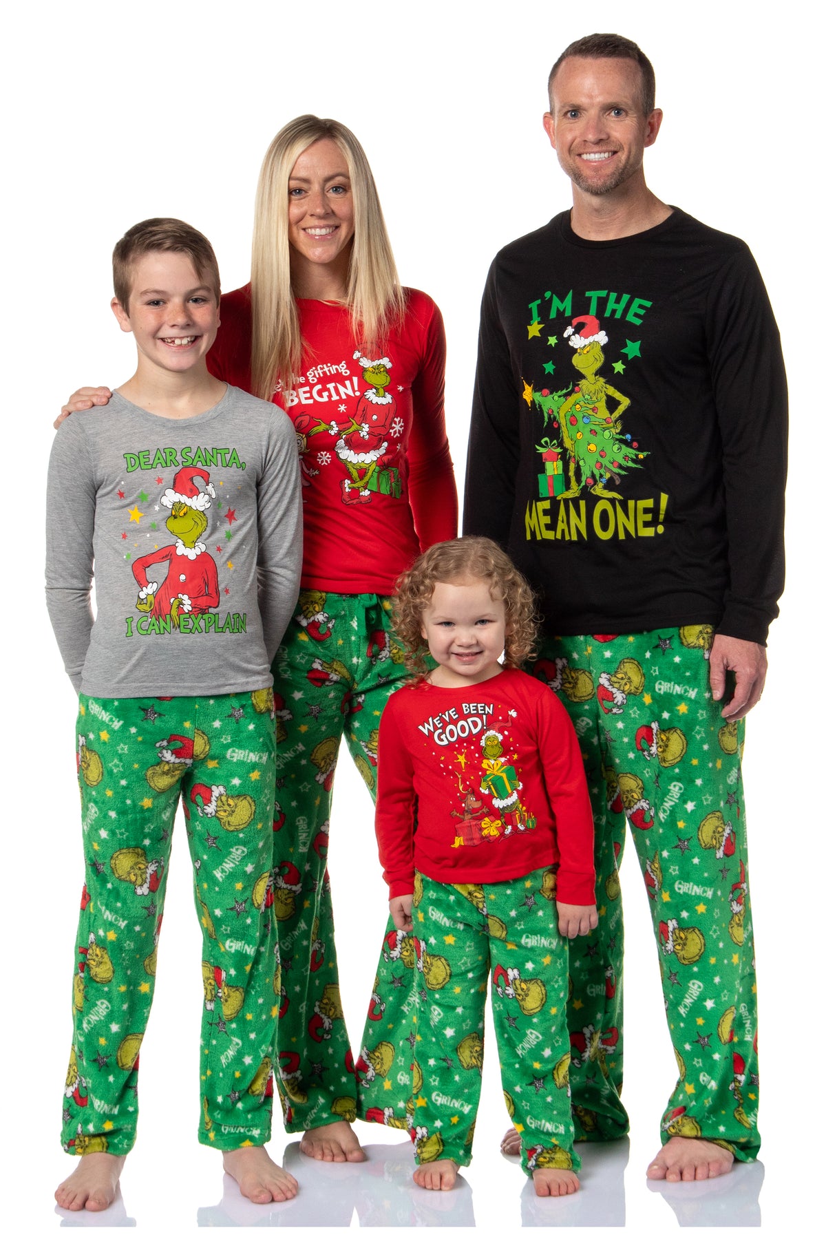 Dr. Seuss GRINCH Men's I'm The Mean One Adult Lounge Pajama Sleep Set