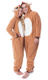 Rudolph The Red Nosed Reindeer Unisex Adult Fleece Union Suit Pajama