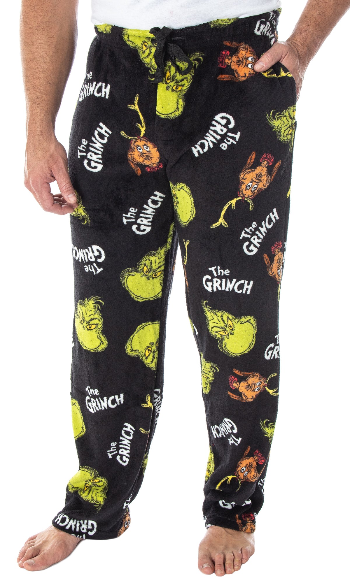 Dr. Seuss Men's How the Grinch Stole Christmas! Pajama Pants