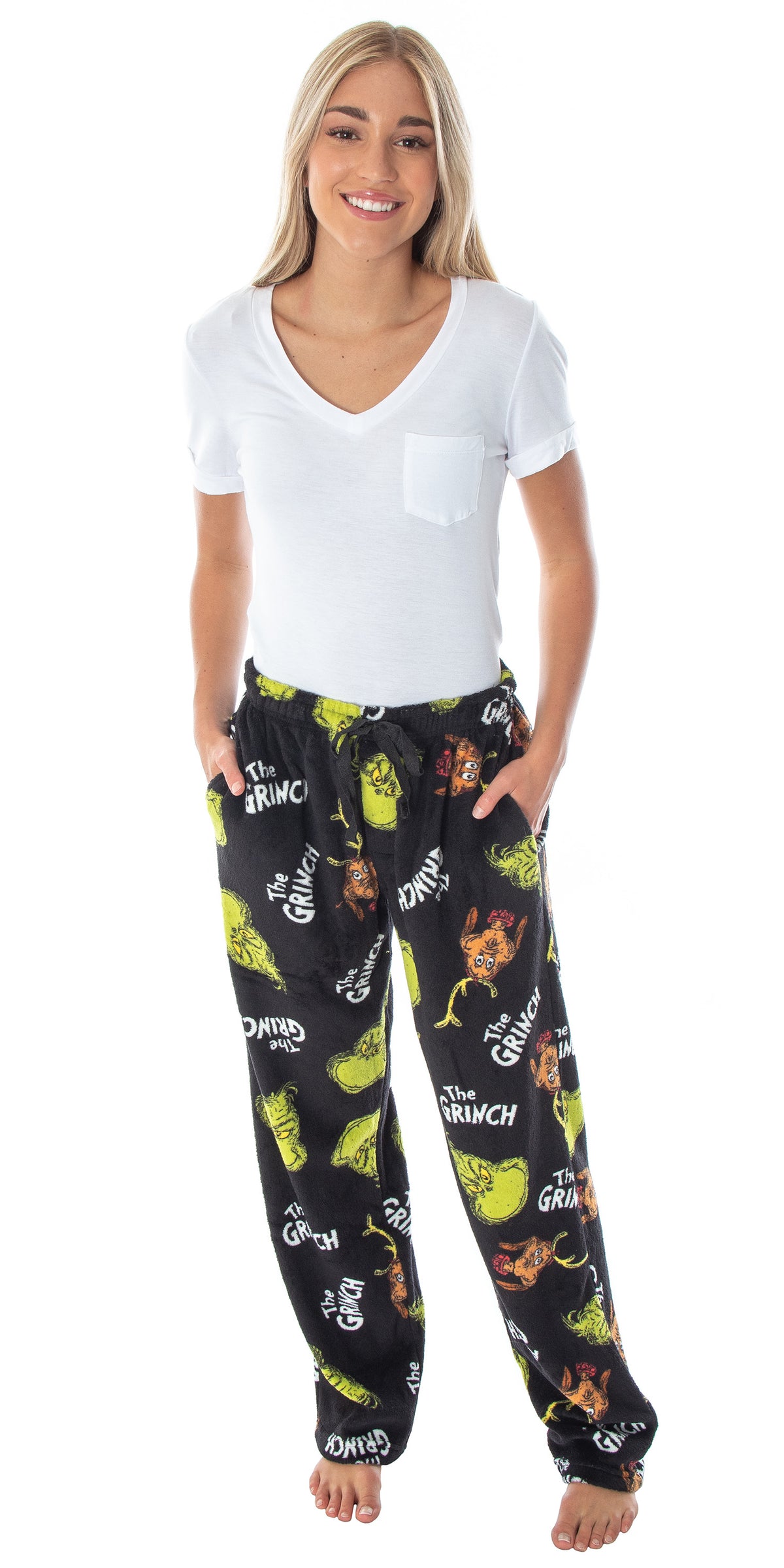 Dr. Seuss Men's How the Grinch Stole Christmas! Pajama Pants