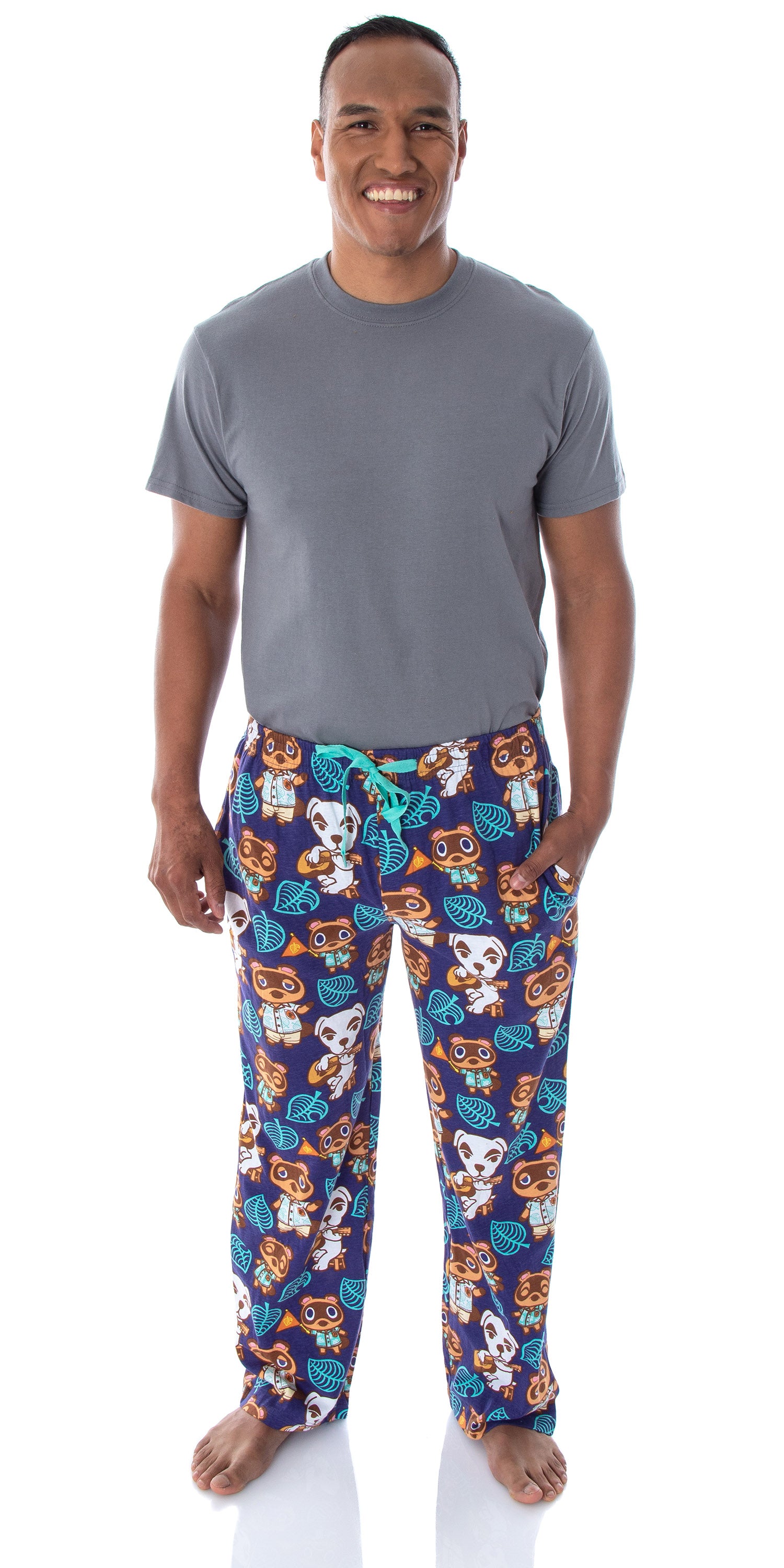 Animal Crossing New Horizons Women's Allover Character Pajama Pants