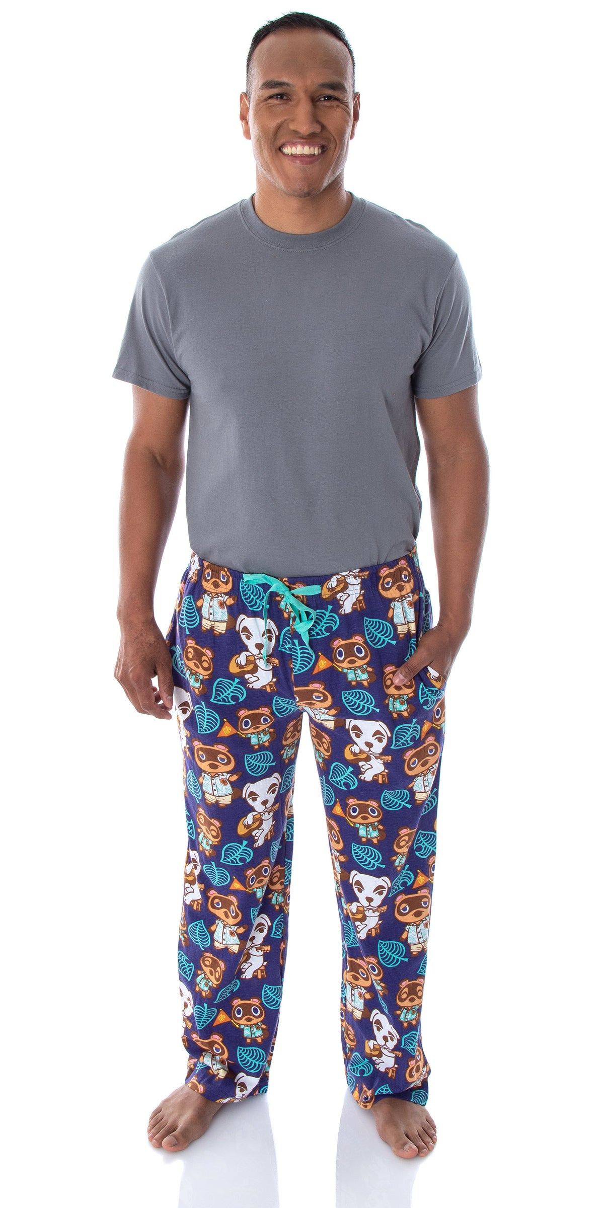 Animal Crossing New Horizons Women's Allover Character Pajama Pants