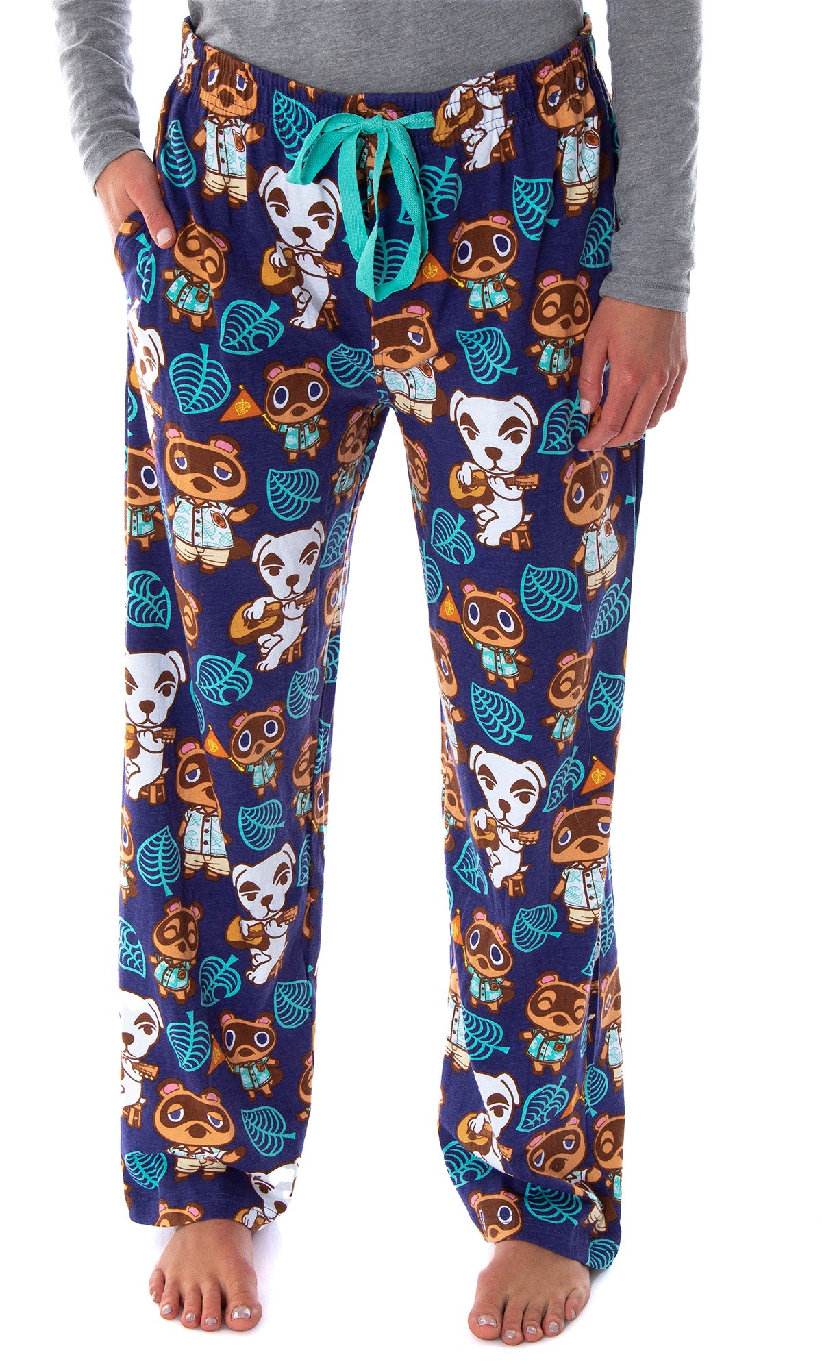 Animal Crossing New Horizons Women's Allover Character Pajama Pants