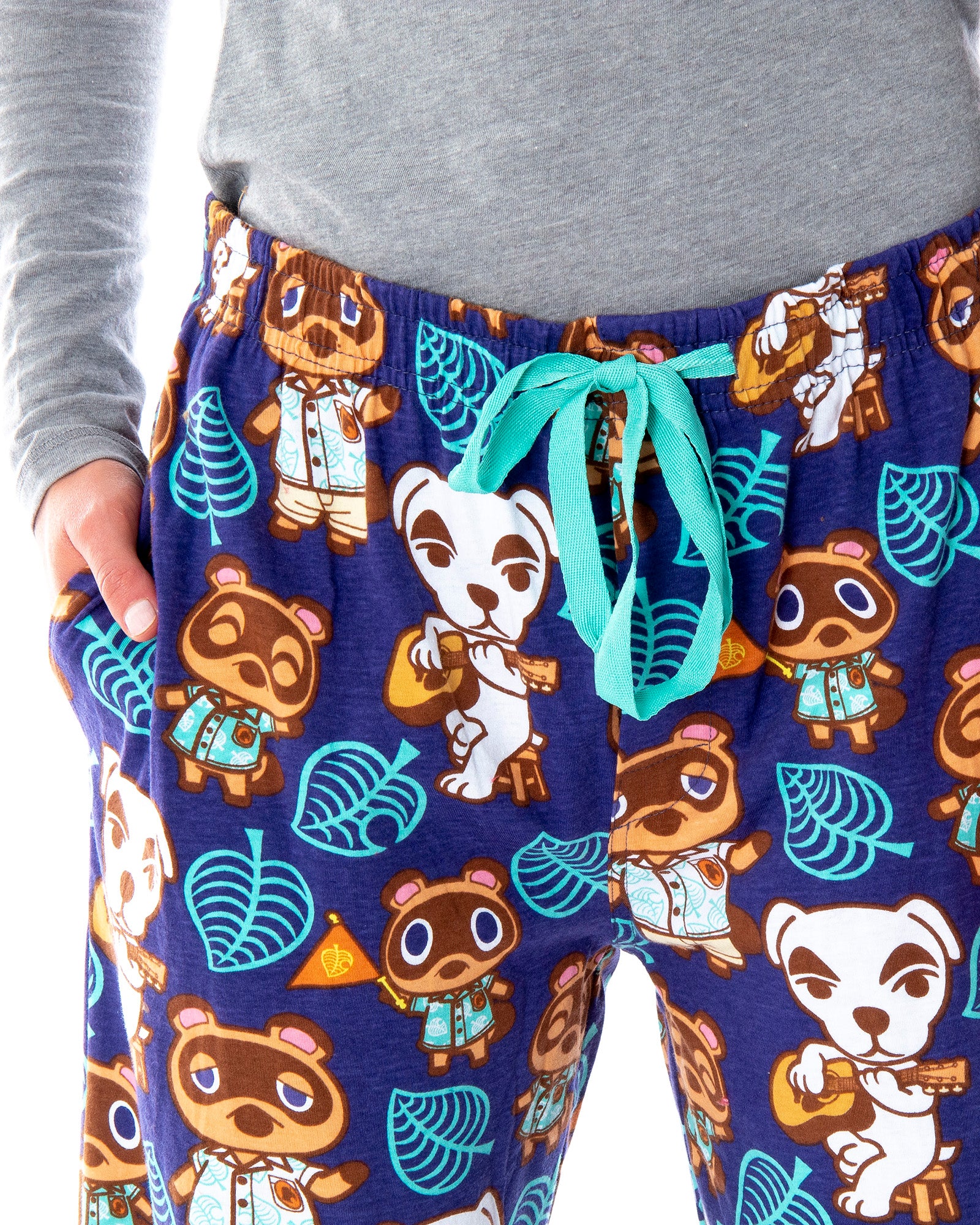Animal Crossing New Horizons Women's Allover Character Pajama Pants