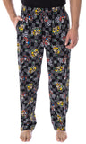Nintendo Men's Mario Kart Checkered Flag Race Soft Touch Cotton Pajama Pants