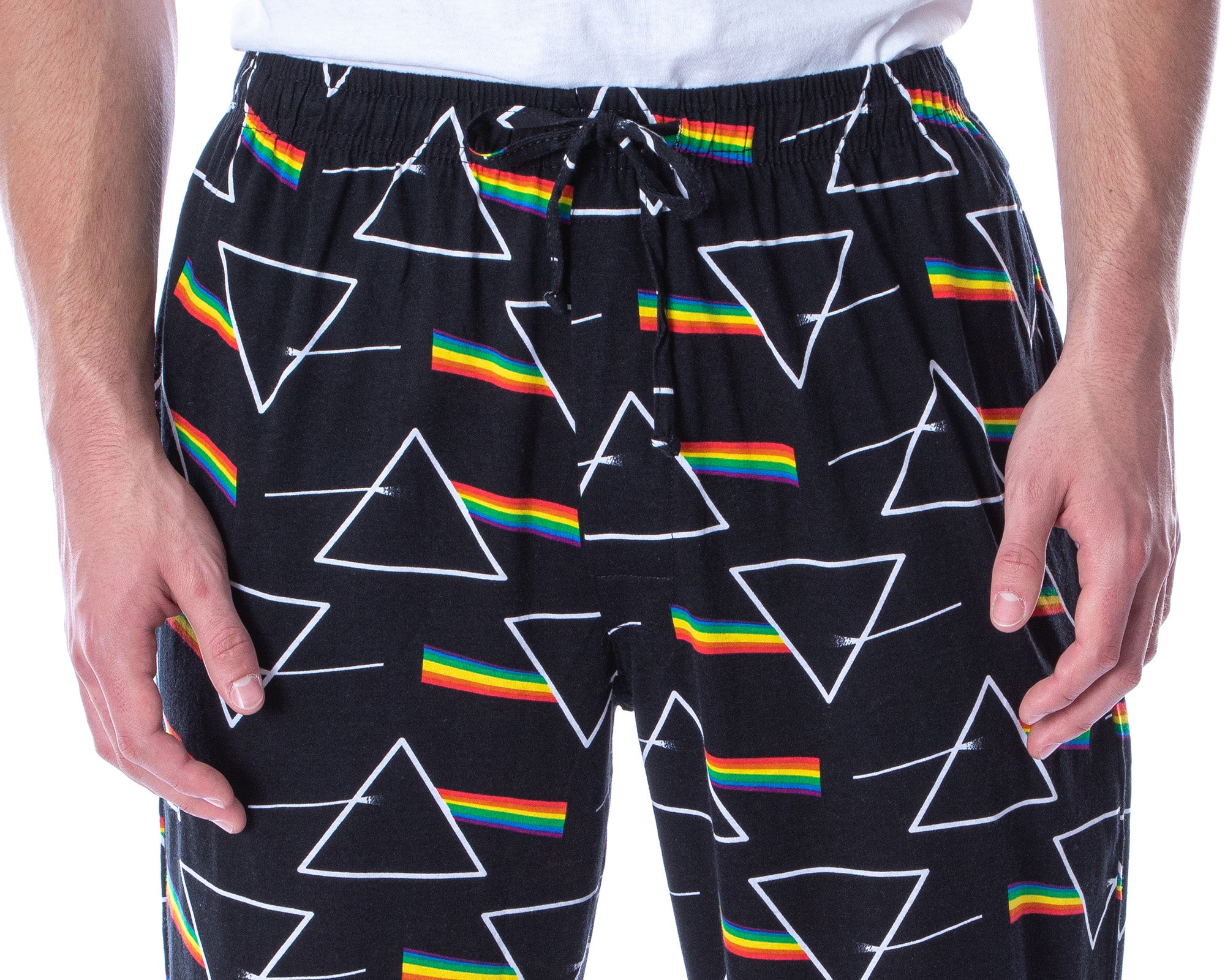 Pink Floyd Pajama Pants Adult Dark Side of the Moon Prism Sleep Lounge Pants