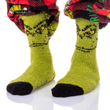 Dr. Seuss GRINCH Men's Pajama Pants Shirt and Socks 3 Piece Pajama Set
