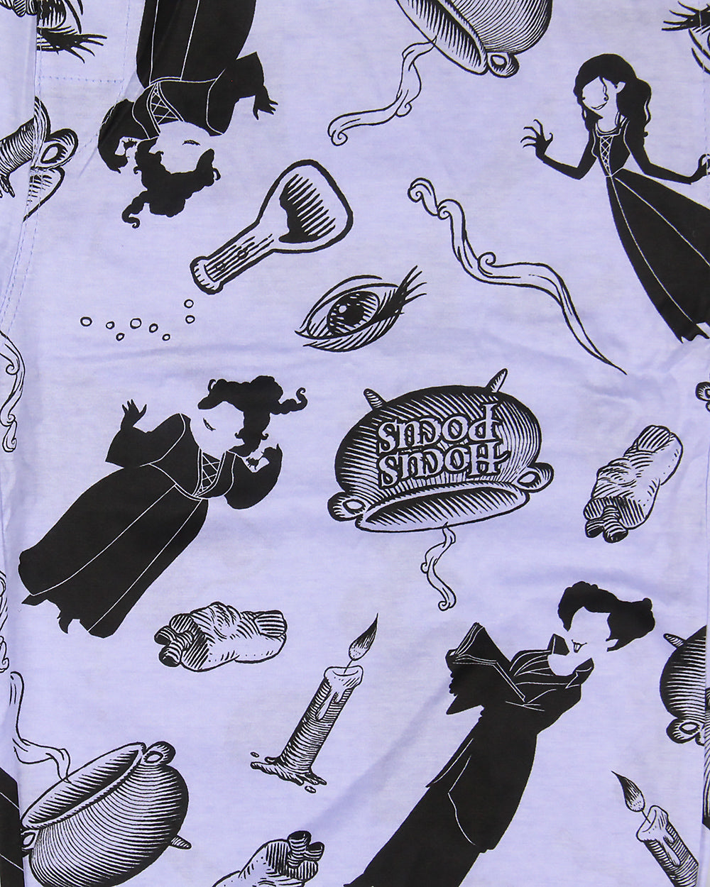 Hocus Pocus Adult Sanderson Sisters Candle Cauldron Lounge Pajama Pants