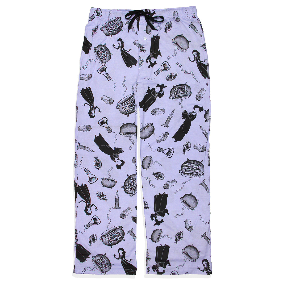 Hocus Pocus Adult Sanderson Sisters Candle Cauldron Lounge Pajama Pants