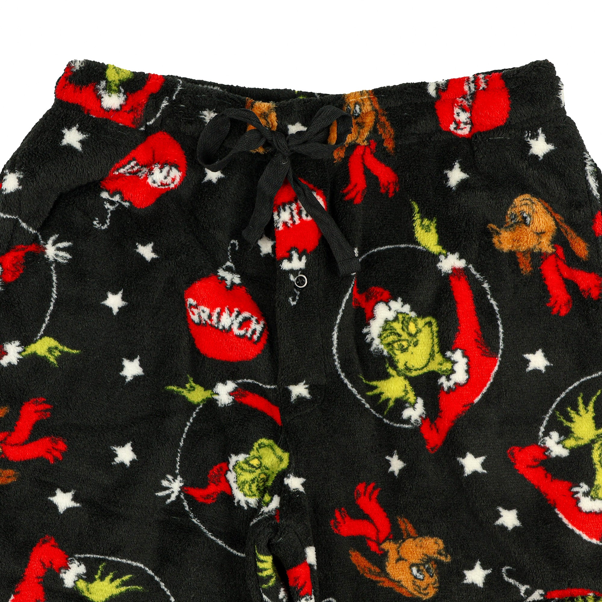 Dr. Seuss The Grinch Pajama Pants Men's Ornament Print Lounge Bottoms
