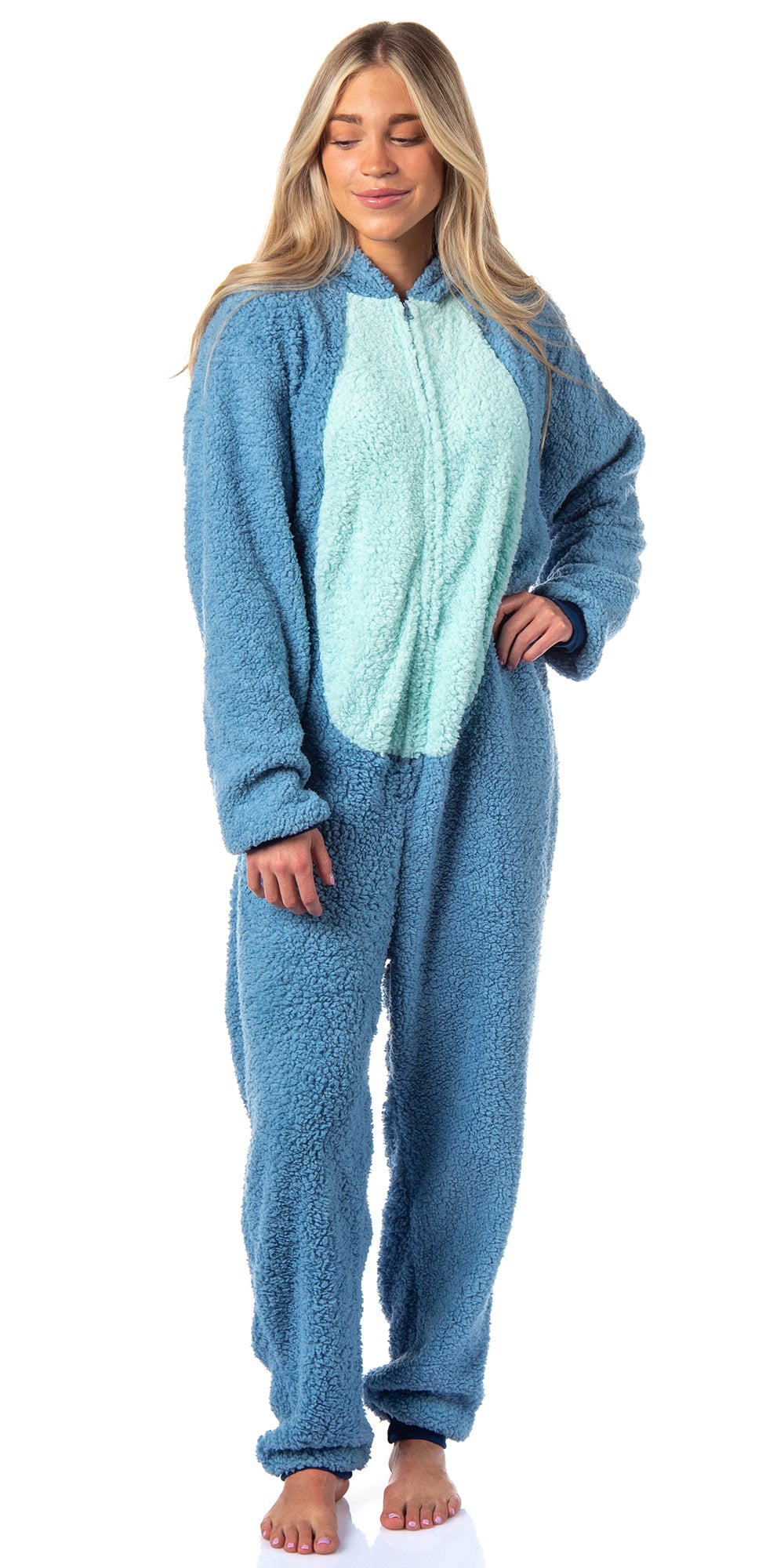 Disney Lilo & Stitch Adult Unisex Stitch Costume Sherpa Union Suit