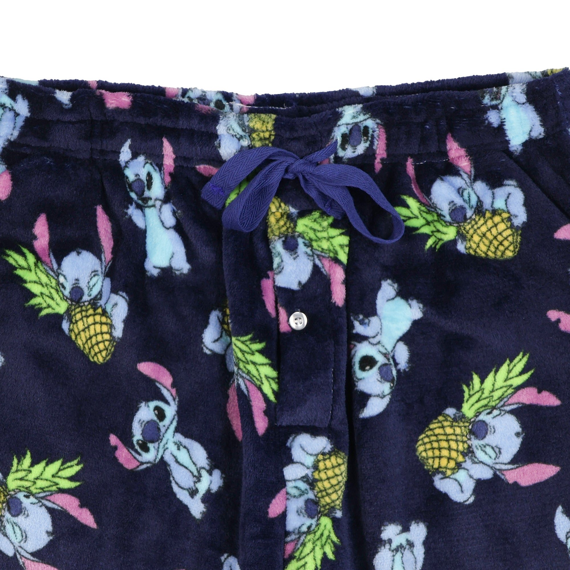 Disney Lilo & Stitch Pajama Pants Pineapple Adult Super Minky Lounge Pants