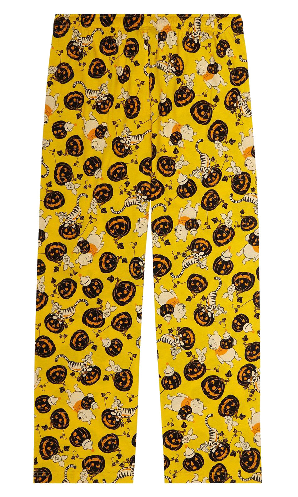 Disney Men's Winnie The Pooh and Friends Jack-O-Lantern Lounge Pajama Pants