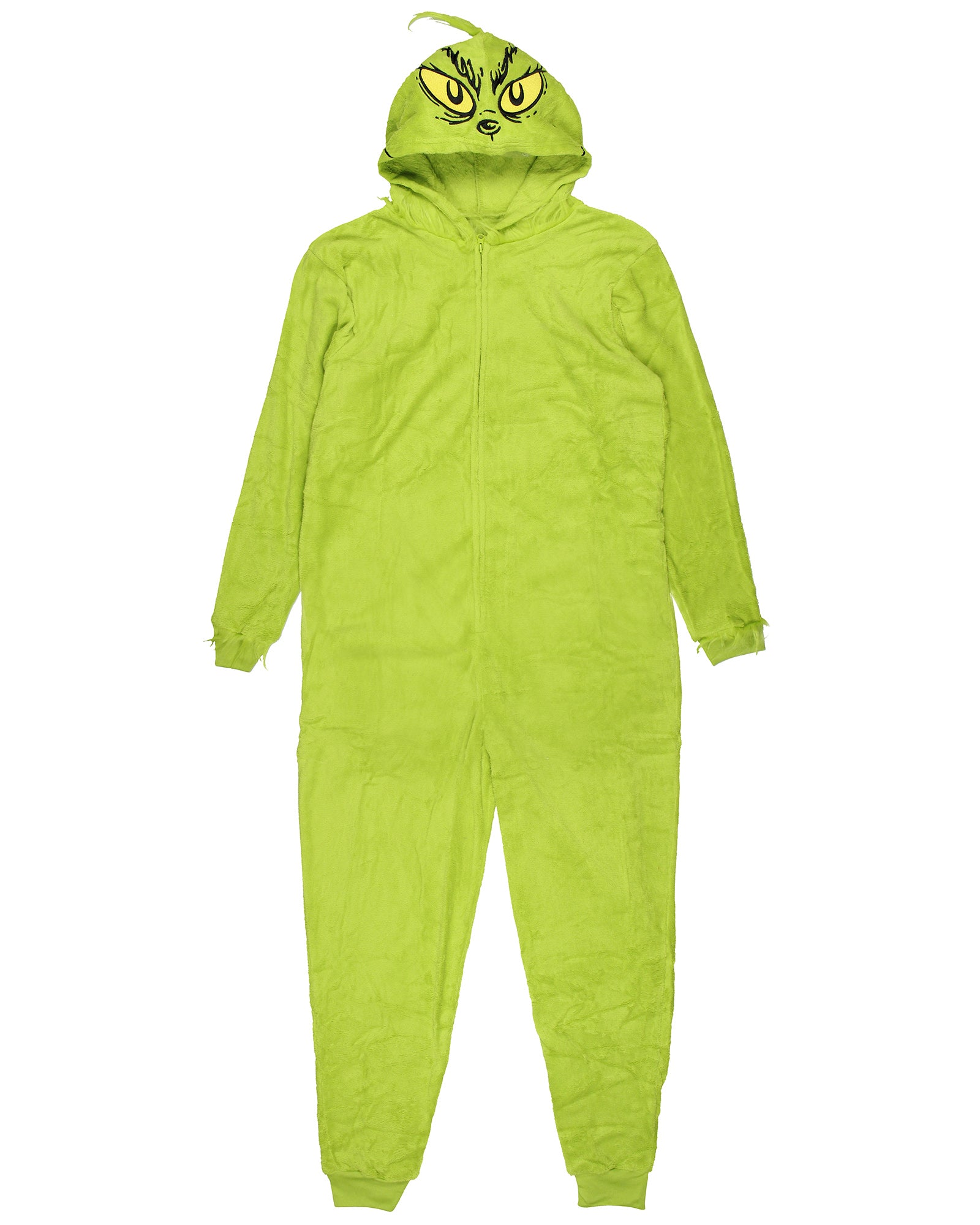 Dr. Seuss GRINCH Who Stole Christmas Hooded Costume Pajama Union Suit