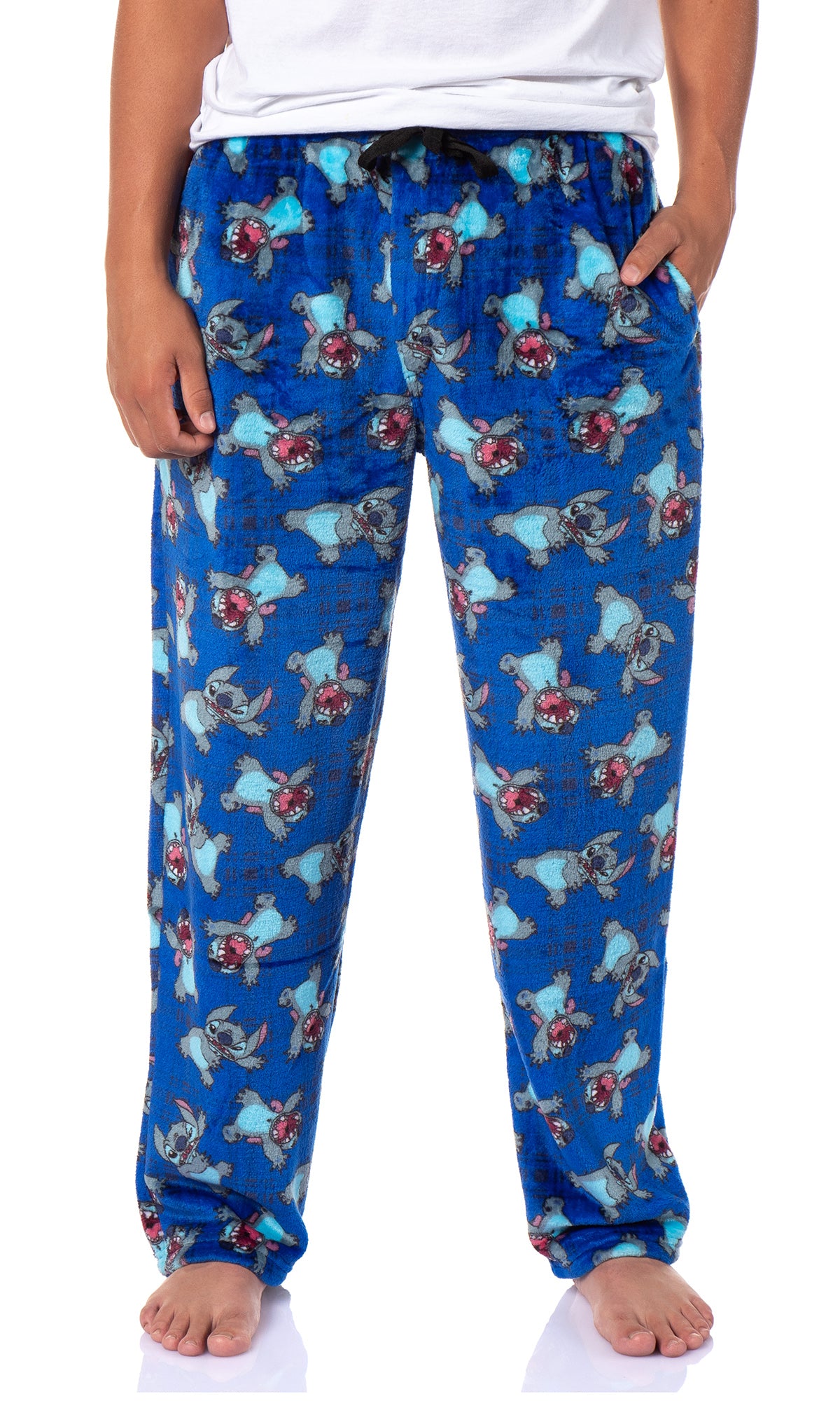 Disney Pajamas Stitch Scaring Poses Pajama Pants Men's Lounge Sleepwear