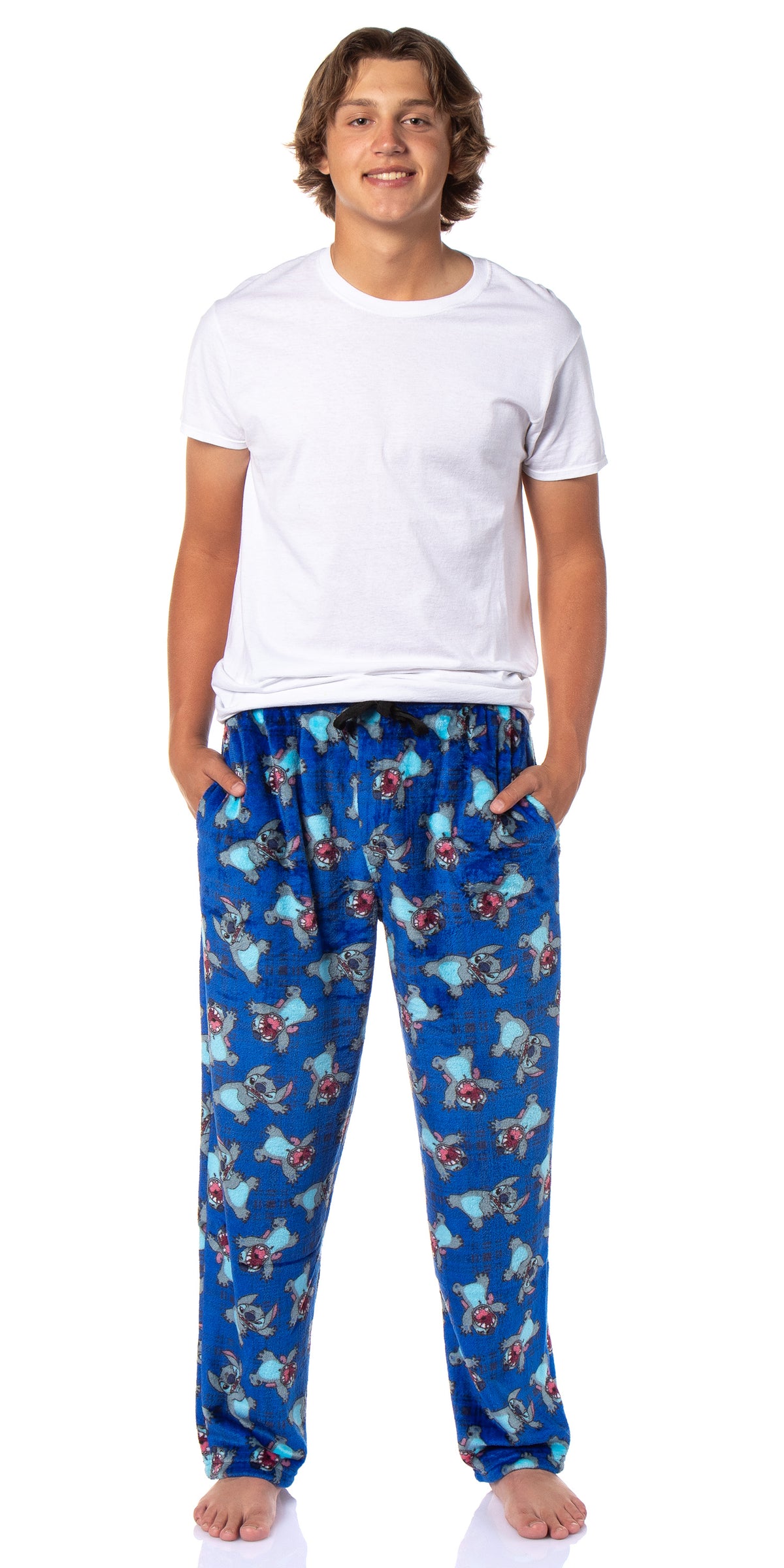Disney Pajamas Stitch Scaring Poses Pajama Pants Men's Lounge Sleepwear