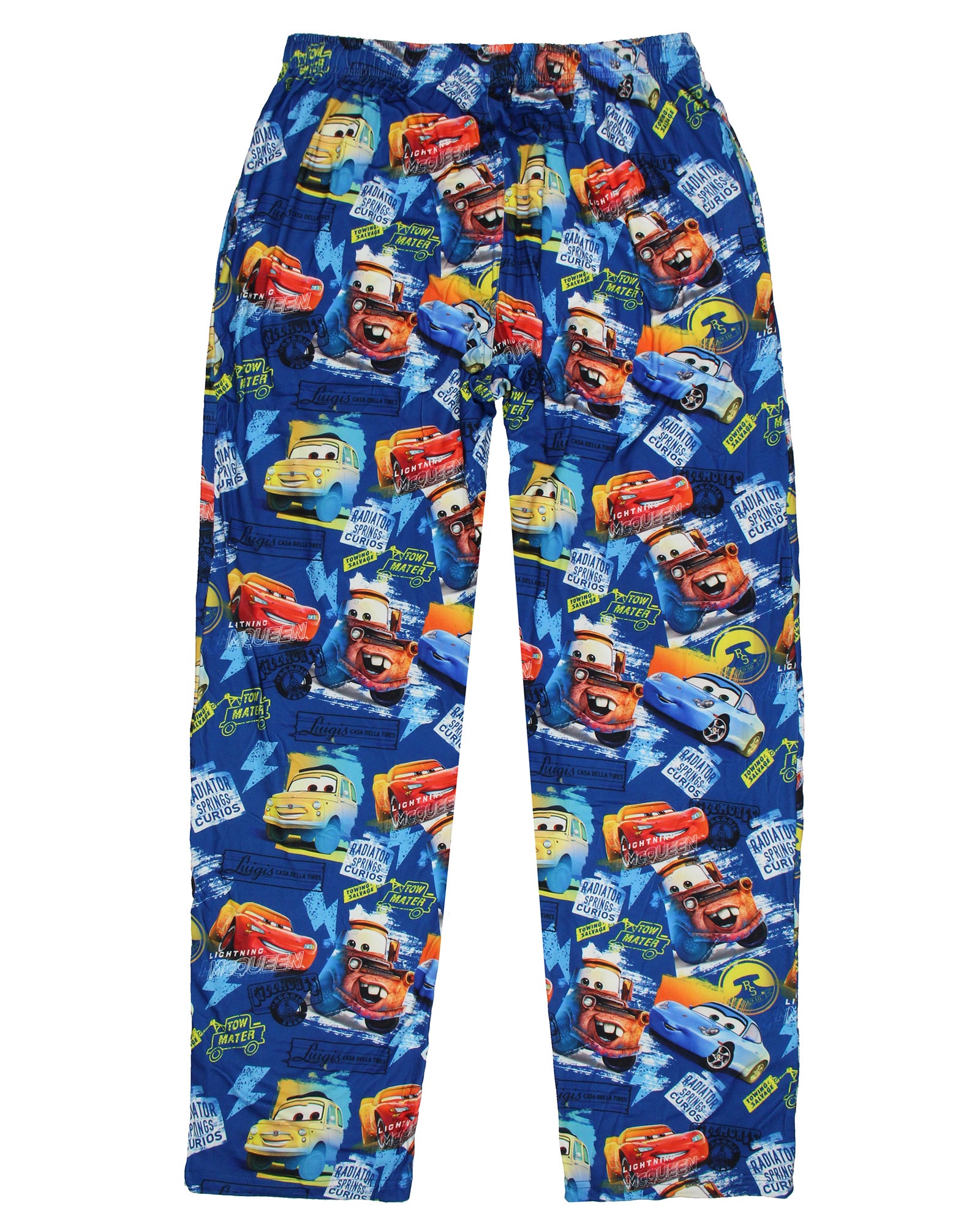 Disney's Cars Men's Radiator Springs Character Pajama Lounge Pants Sleepwear