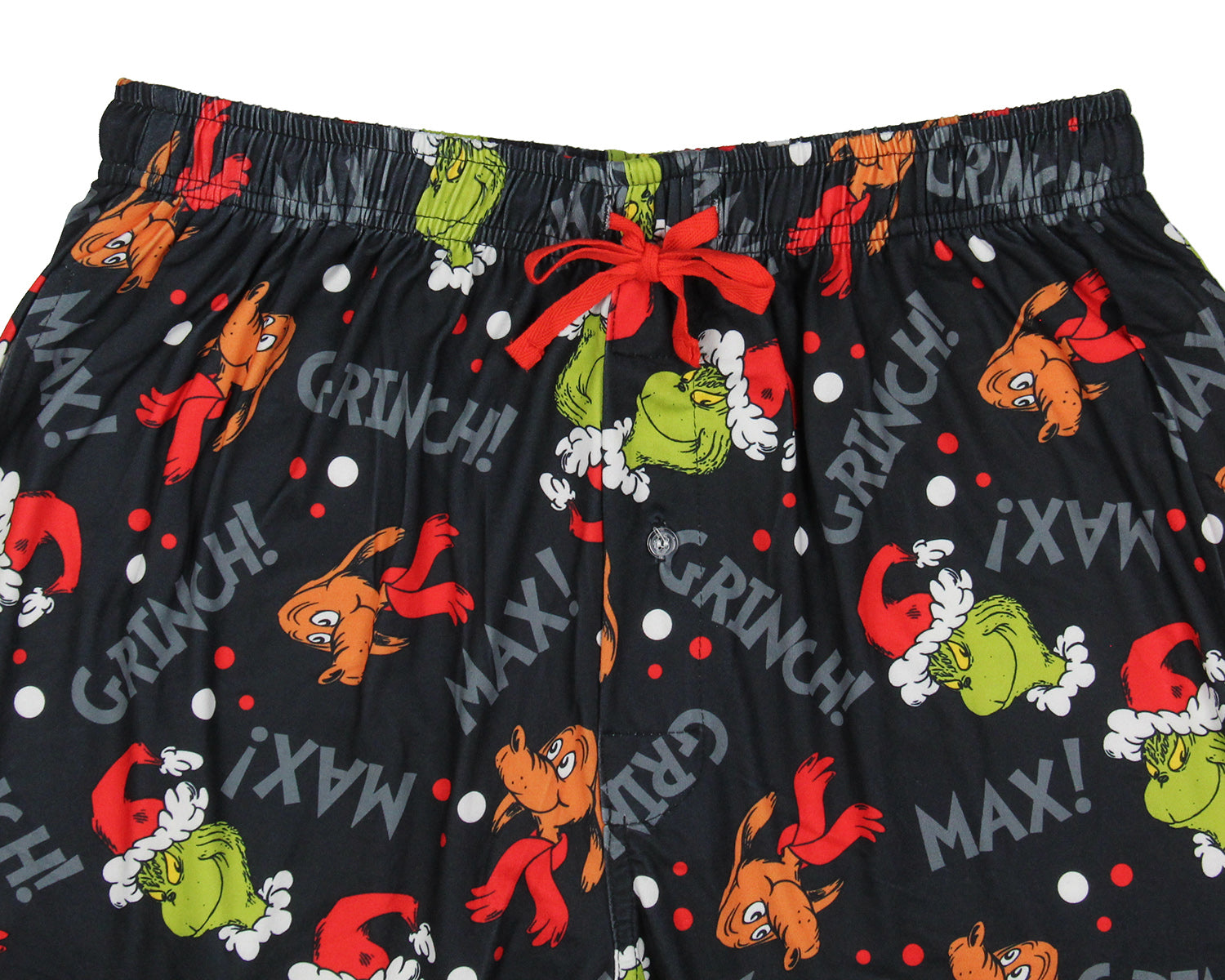 Dr. Seuss The Grinch Men's AOP Grinch and Max Lounge Sleep Pajama Pants