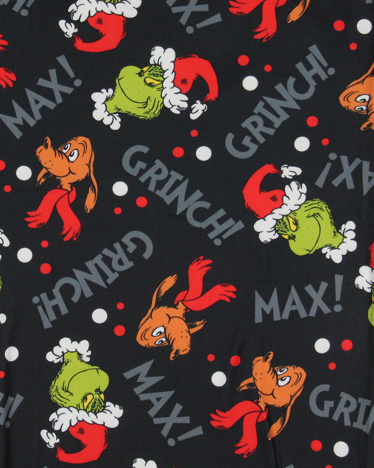 Dr. Seuss The Grinch Men's AOP Grinch and Max Lounge Sleep Pajama Pants