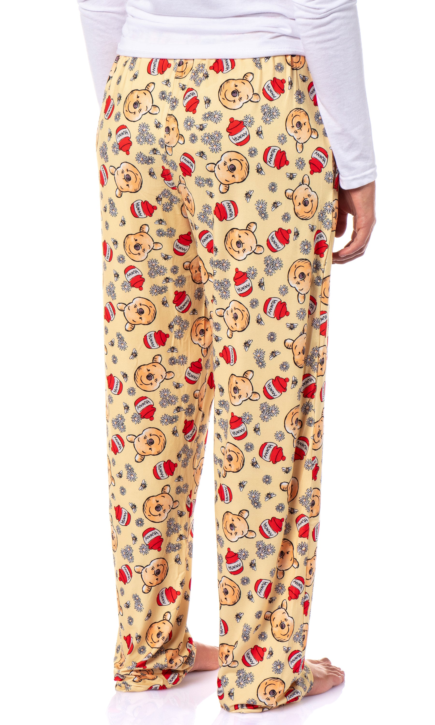 Disney Winnie The Pooh Women's Hunny Pot Daisy Lounge Pajama Pants