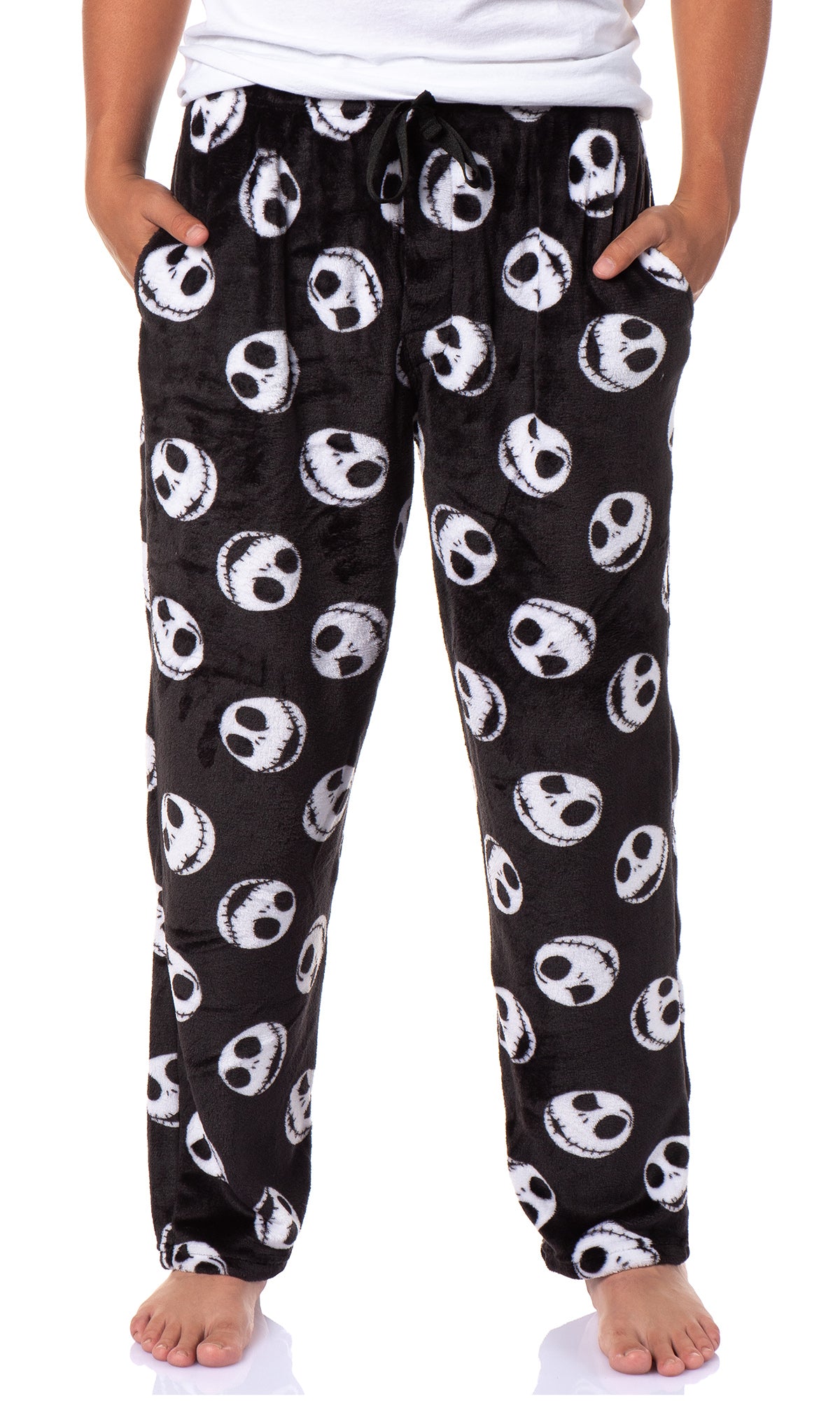 Disney Nightmare Before Christmas Men's Jack Skellington Plush Pajama Pant