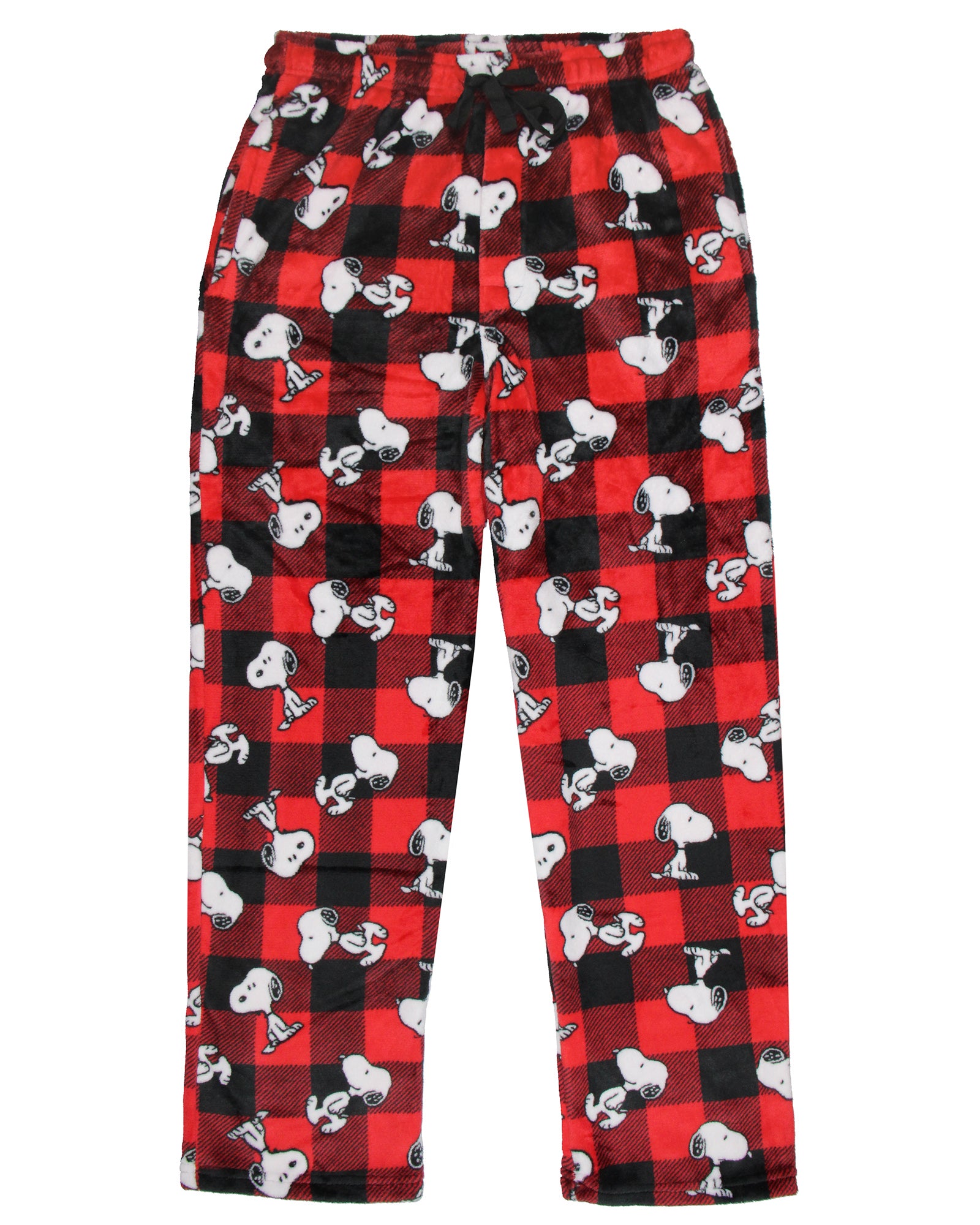 Peanuts Snoopy Men's AOP Character Toss Fleece Pajama Pant Lounge Sleep (XXXL)