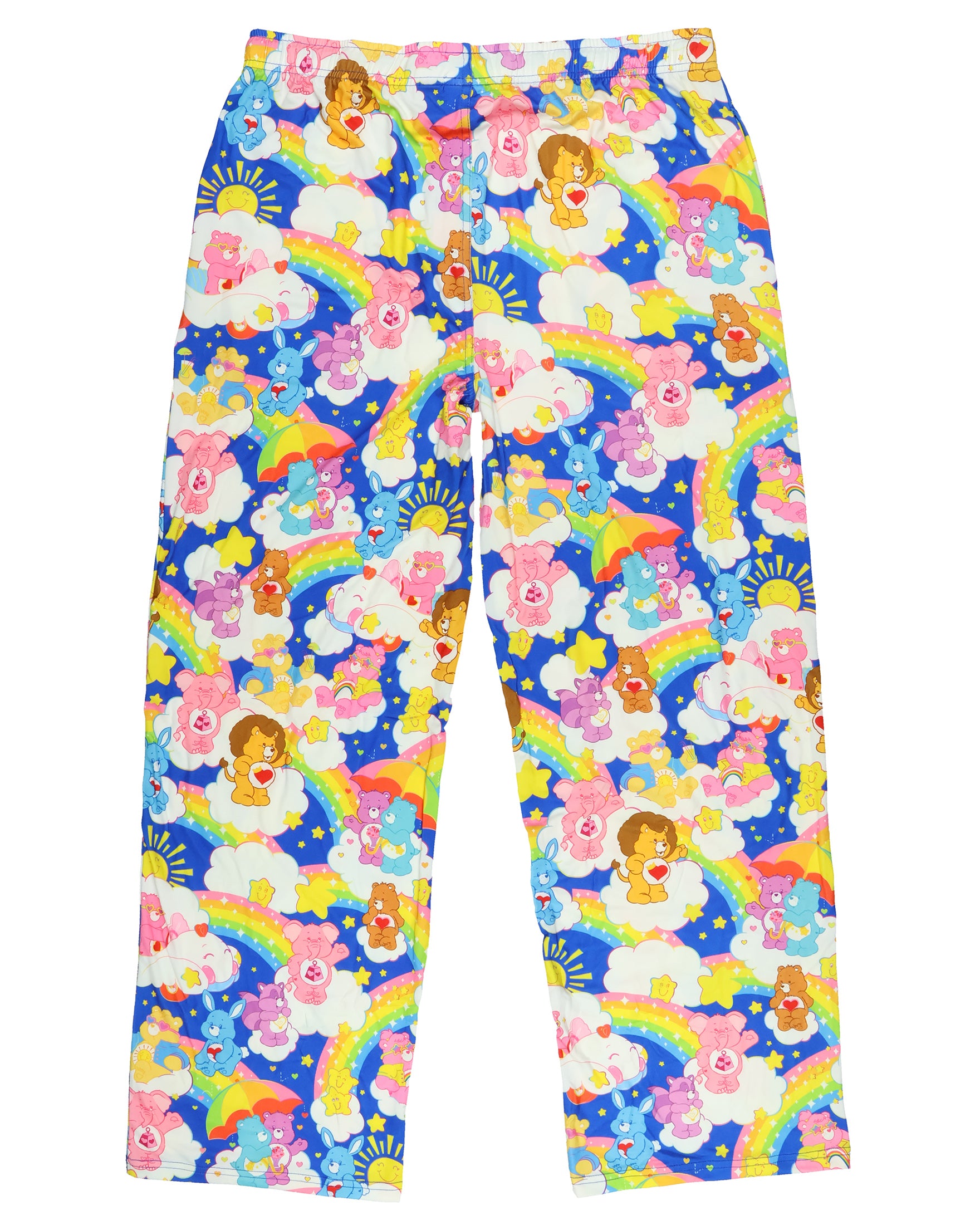 Care Bears Pajama Pants Rainbow Cheer Swift Heart Rabbit Wish Share PJs