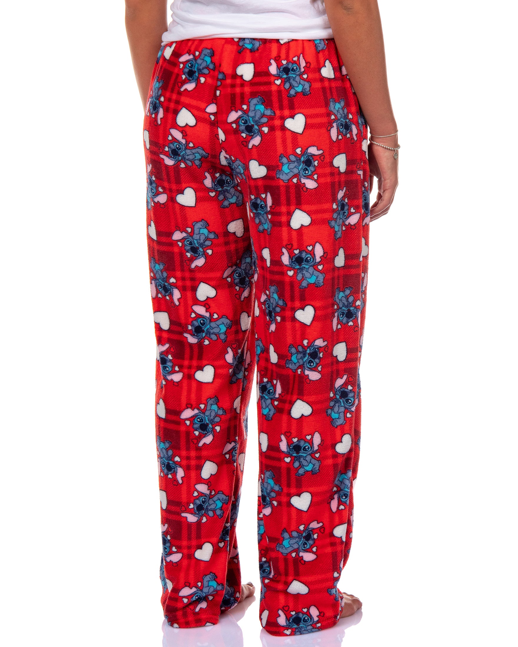 Disney Lilo & Stitch Adult Stitch Lovestruck Fleece Pajama Sleep Pants