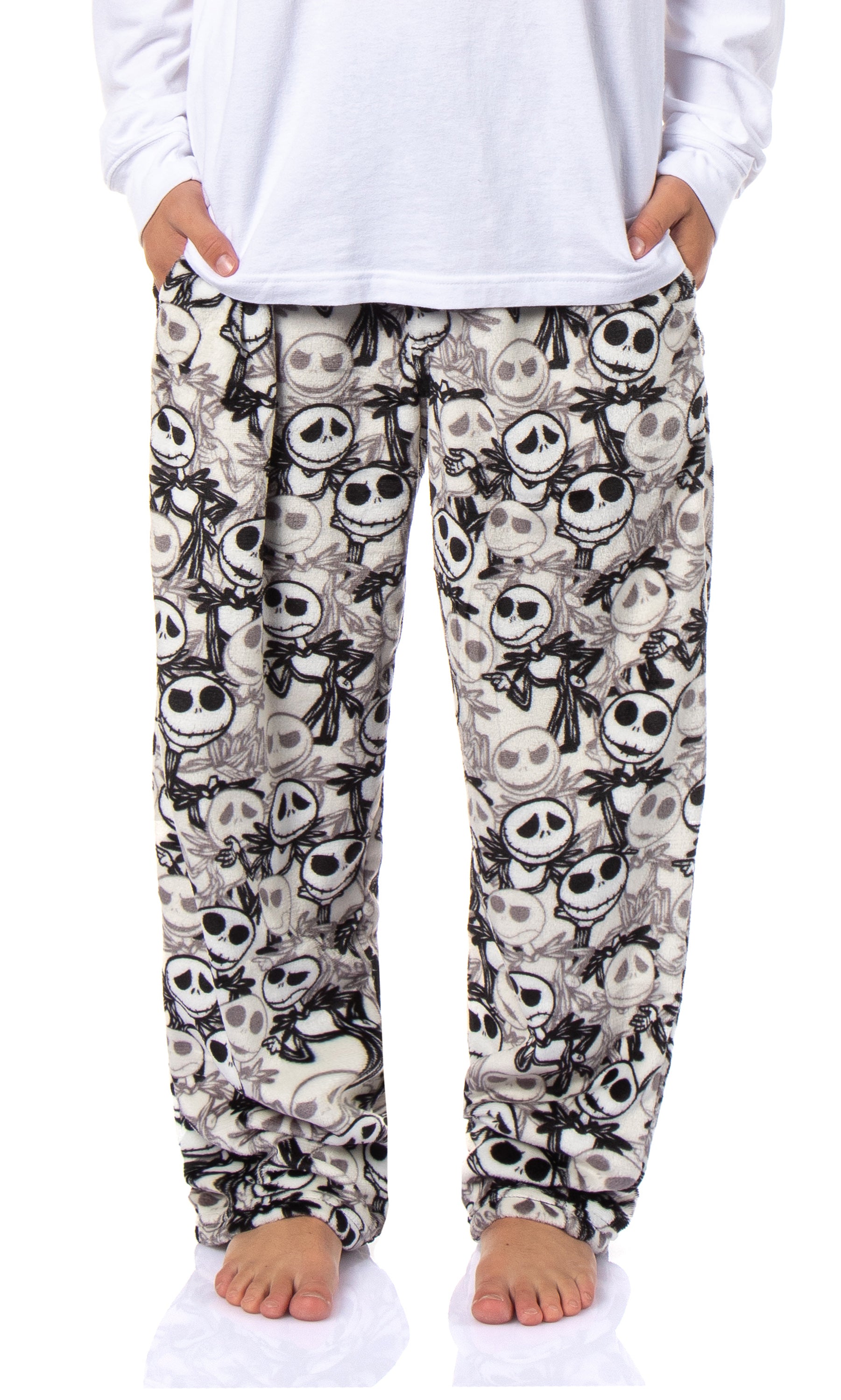 Disney The Nightmare Before Christmas Men Plush Fleece Pajama Lounge Pants