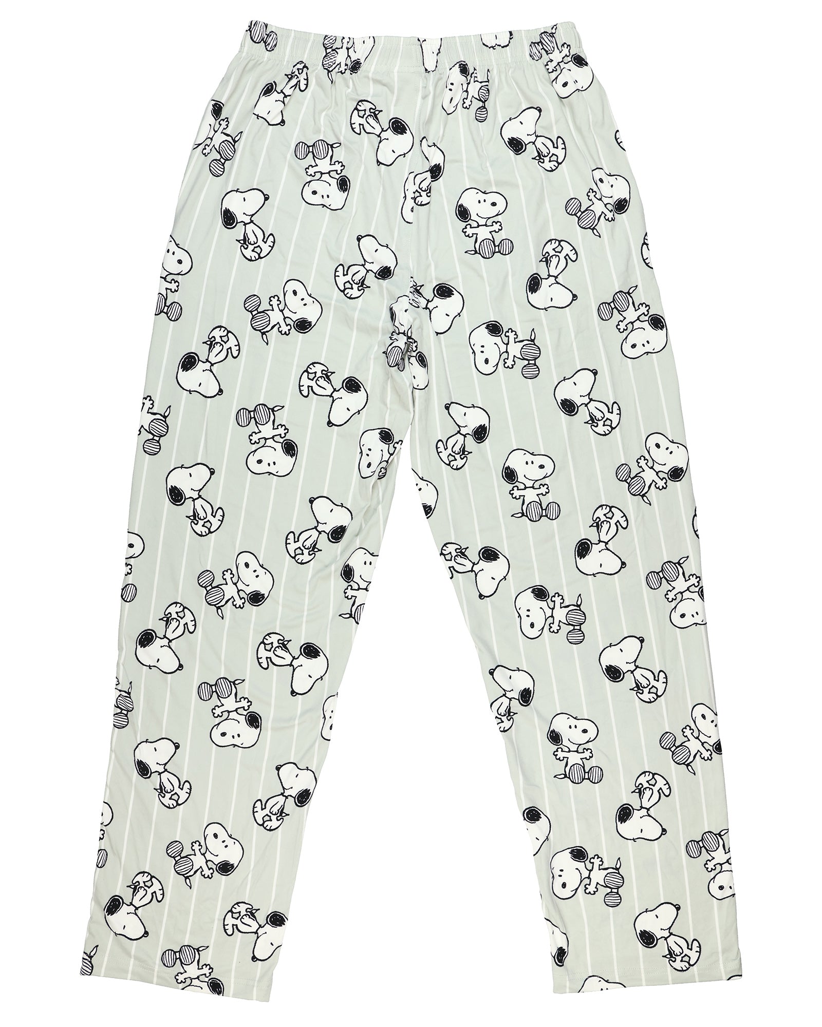Peanuts Pajamas Men's Snoopy AOP Striped Lounge Sleep Pajama Pants