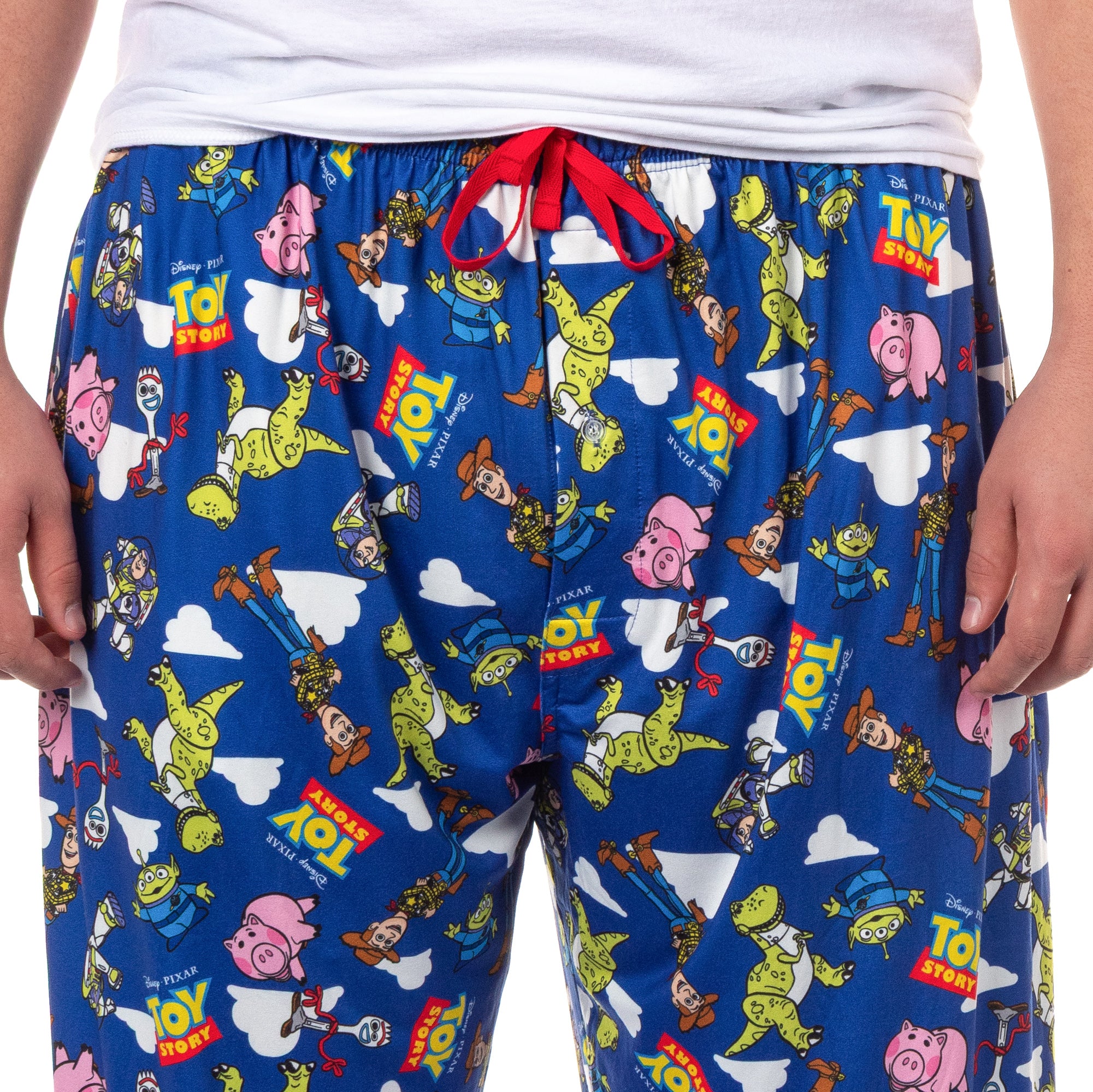 Disney Toy Story Pajamas Men's Allover Character Design Lounge Sleep Pants