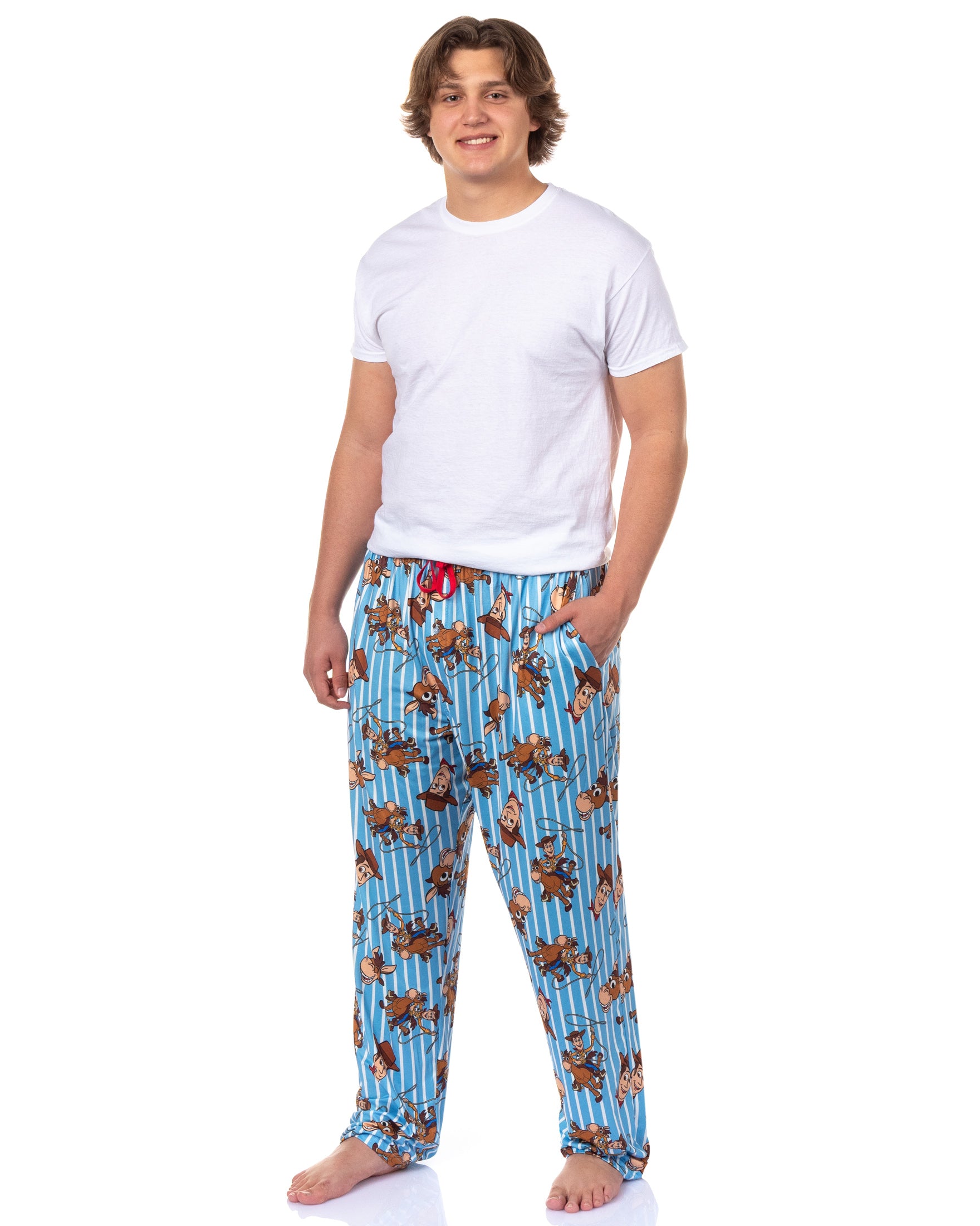 Disney Toy Story Pajamas Men's Woody and Bullseye Lounge Sleep Pants