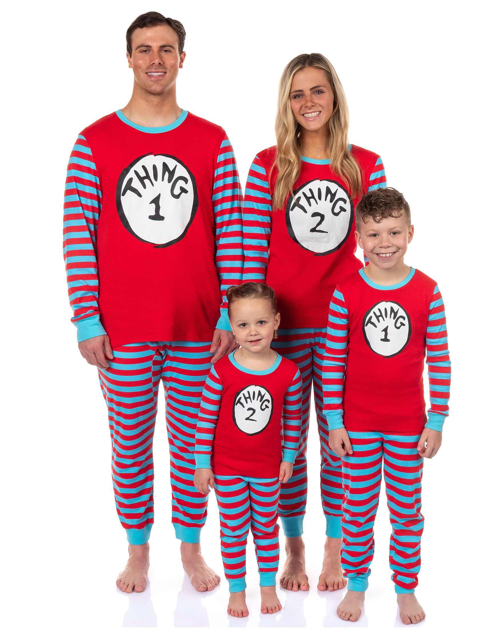 Dr. Seuss Thing 1 and Thing 2 Matching Family Pajama Set