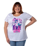 My Hero Academia Blue & Purple Group Boyfriend Fit Women's T-Shirt Plus Size