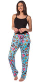 Minecraft Women's Chibi Animal Face Blocks AOP Pajama Lounge PJ Pants
