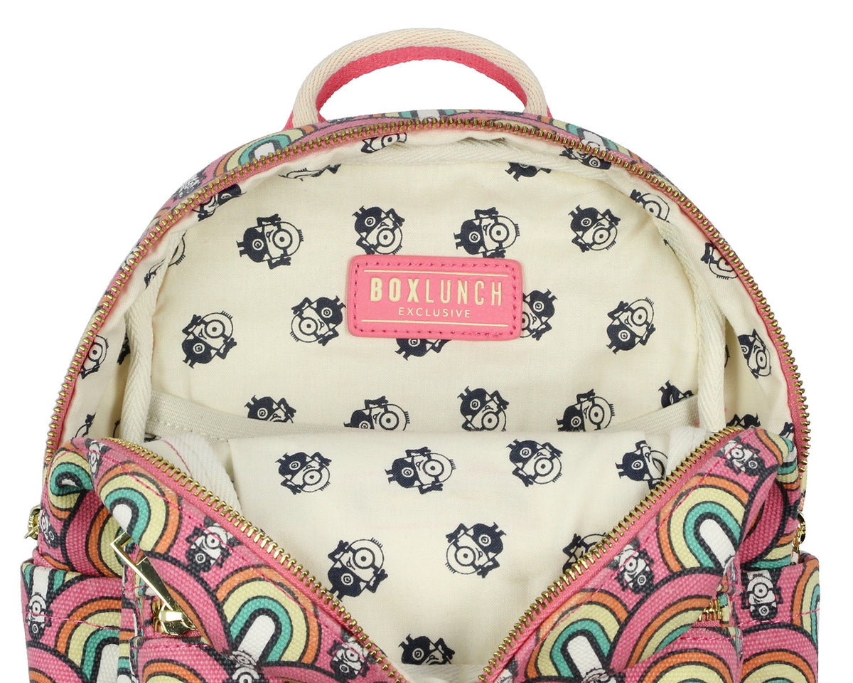 Despicable Me Minions Artist Series Rainbow Mini Canvas Backpack 11"