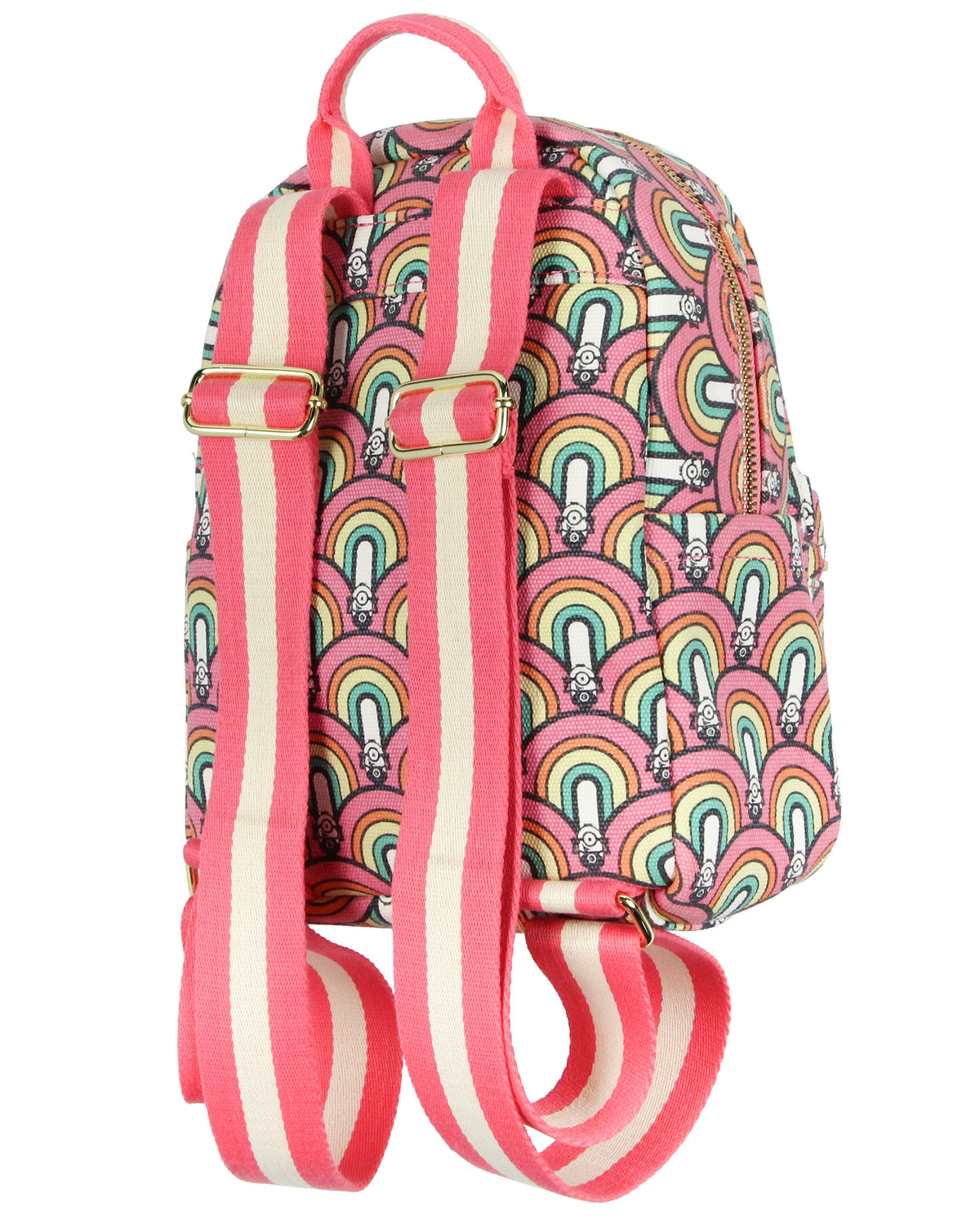 Despicable Me Minions Artist Series Rainbow Mini Canvas Backpack 11"