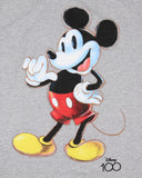 Disney Mickey Mouse Men's Happy Pose Sketch Design Graphic Print T-Shirt Adult