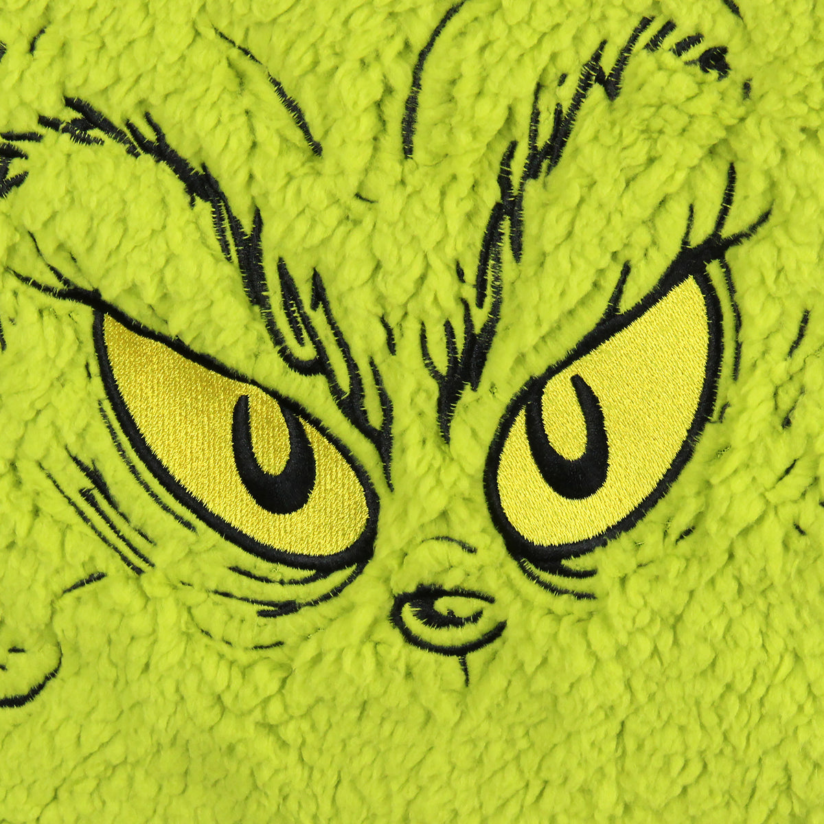 Dr. Seuss Adult GRINCH Who Stole Christmas Fleece Pullover Long Sleeve Top