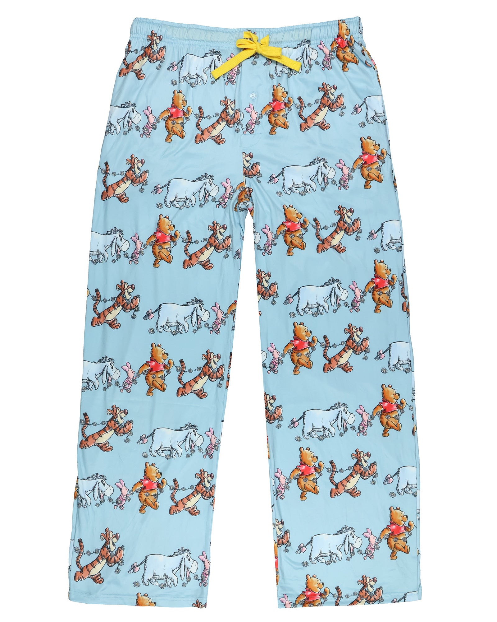 Winnie The Pooh Pajama Pants Tigger Piglet Eeyore Daisy Adult PJ Bottoms