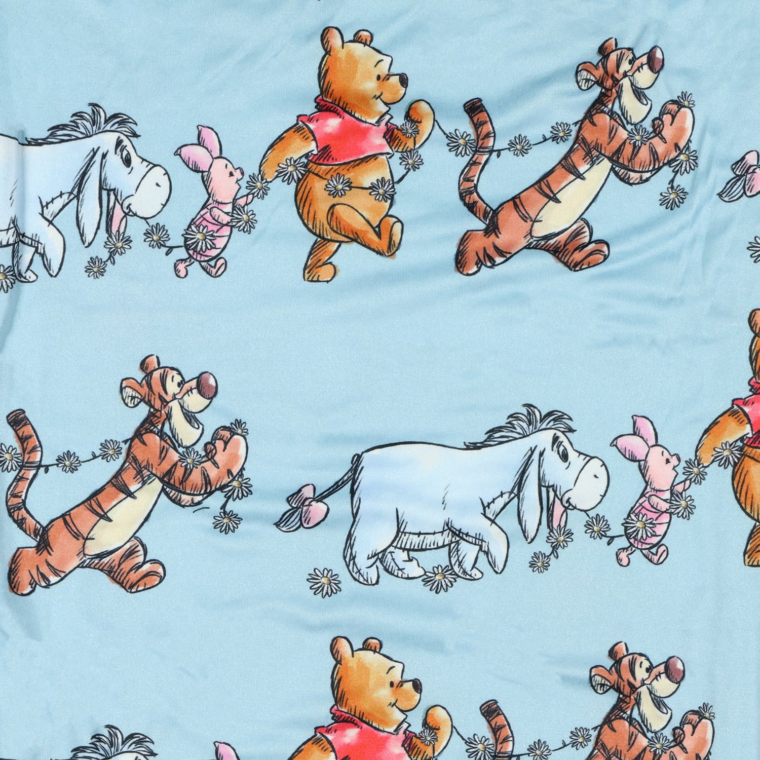 Winnie The Pooh Pajama Pants Tigger Piglet Eeyore Daisy Adult PJ Bottoms