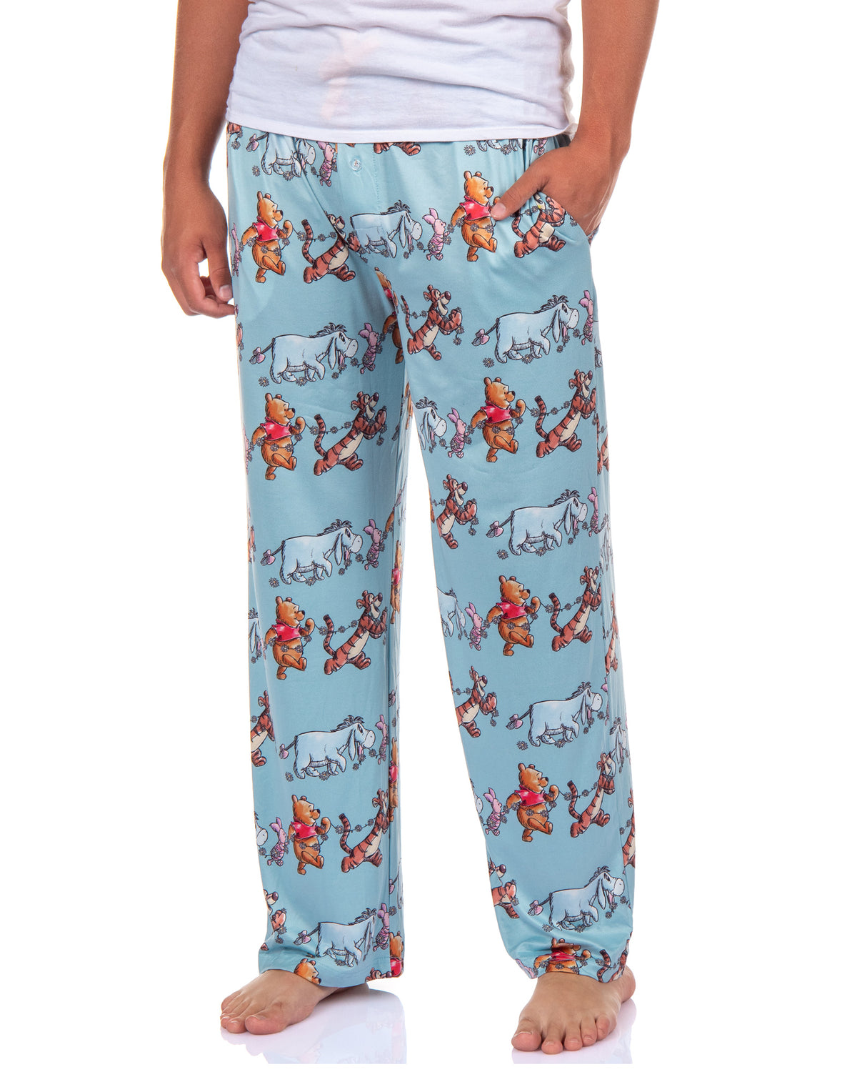 Winnie The Pooh Pajama Pants Tigger Piglet Eeyore Daisy Adult PJ Bottoms