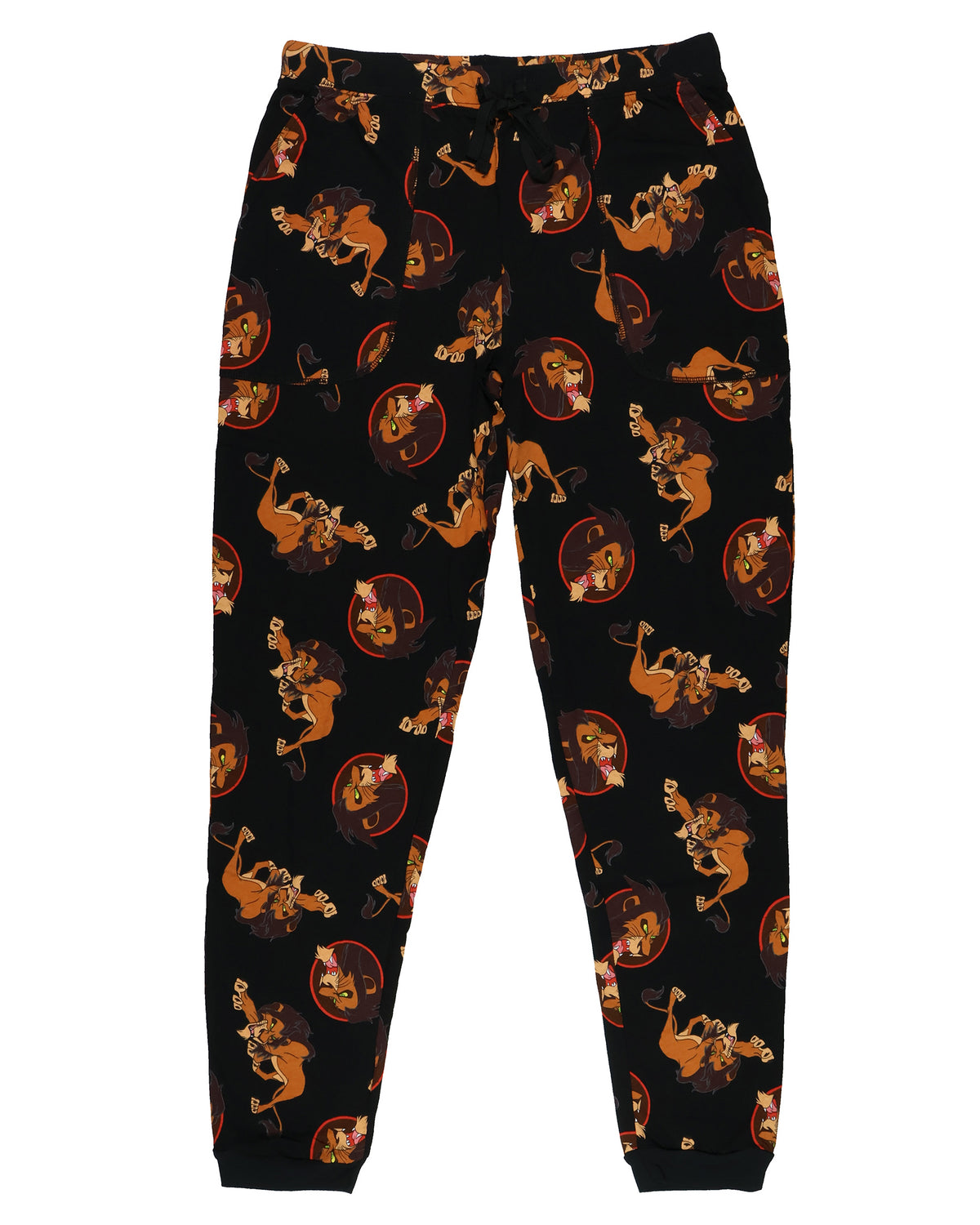 Disney The Lion King Pajama Pants Scar All Over Print PJ Lounge Joggers