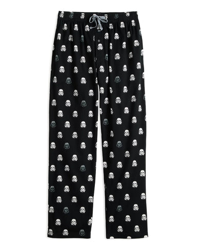 Star Wars Pajama Pants Mens Darth Vader Stormtrooper Helmet PJ Bottoms