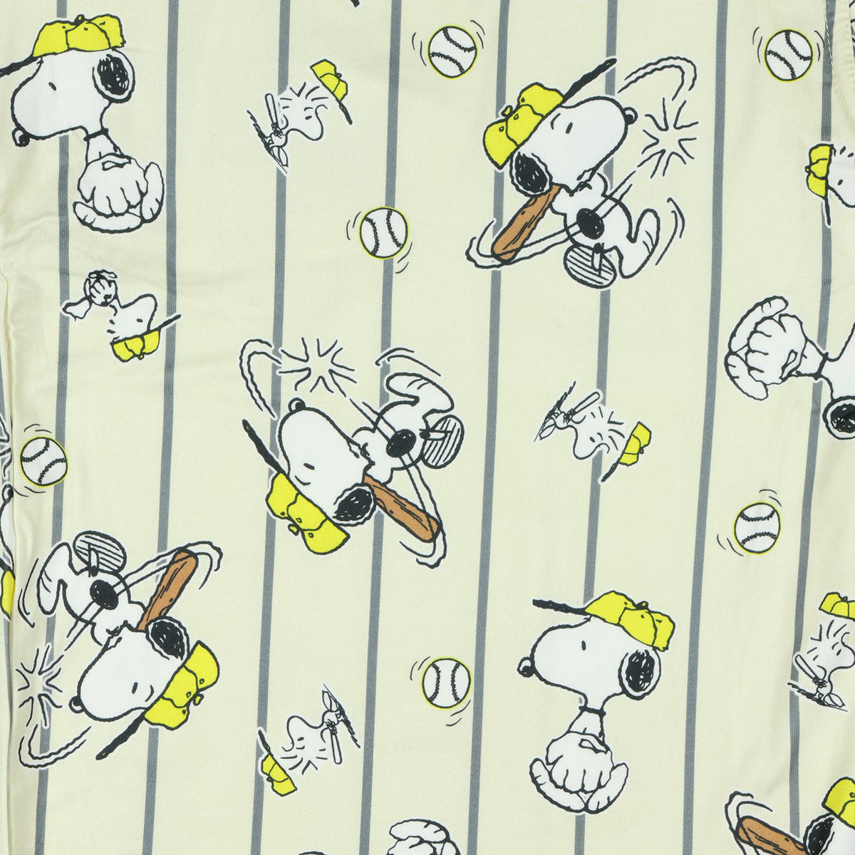 Peanuts Pajama Pants Mens Snoopy Baseball All Over Print Lounge Bottoms