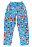 Dr. Seuss PJs Mens Cat In The Hat Expressions All Over Print Pajama Pants