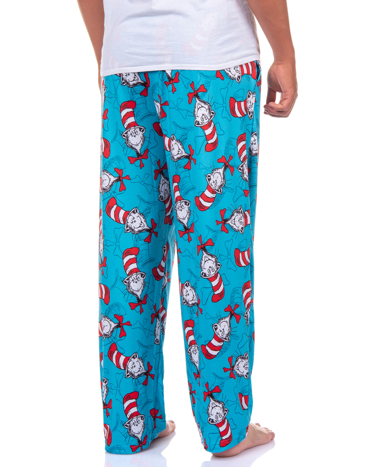 Dr. Seuss PJs Mens Cat In The Hat Expressions All Over Print Pajama Pants